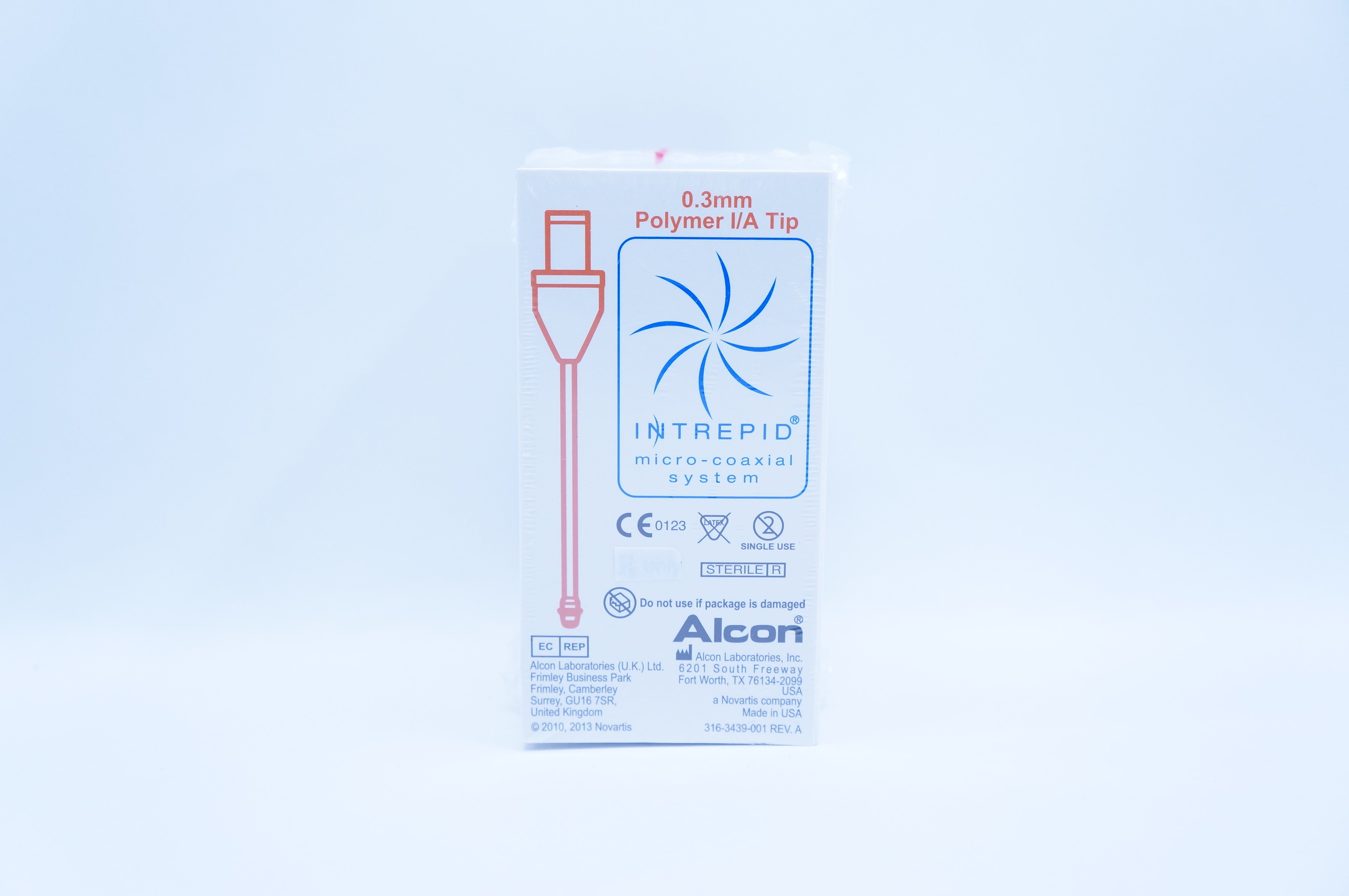 Alcon 8065751511 Intrepid 0.3mm Polymer I/A Tip, Angled (x) - Box of 6