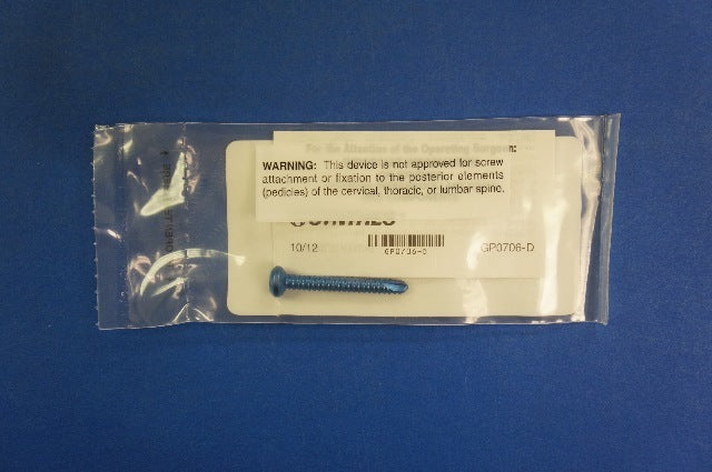 Synthes 04.005.424 4.0mm Ti Locking Screw W/T25 Standrive 34mm For Im Nails