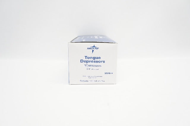 Medline MDS202075 Sterile Tongue Depressors 6 inch - Box of 100