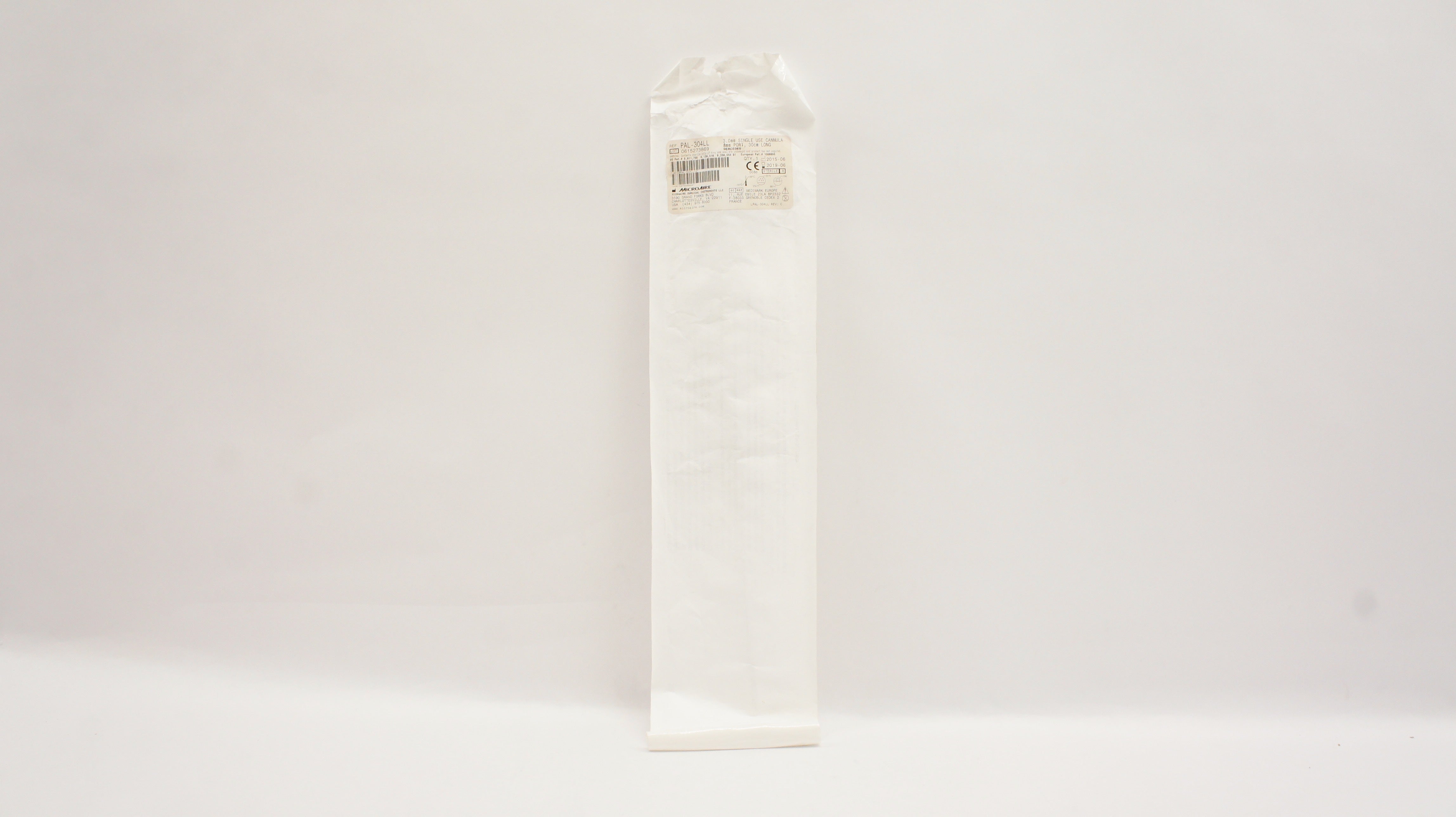 Microaire PAL-304LL 3.0mm Single Use Cannula 8mm Port  30cm Long (x)