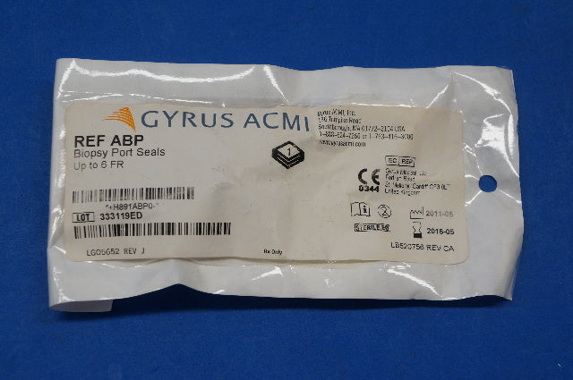 Gyrus ACMI ABP Biopsy Port Seals Up To 6Fr. (x)