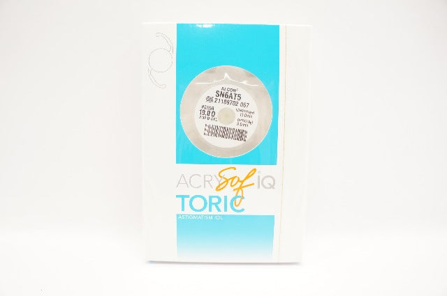 Alcon SN6AT5 AcrySof IQ Toric Astigmatism IOL 19.0D 3.00D CYL 13.0mm x 6.0mm (x)