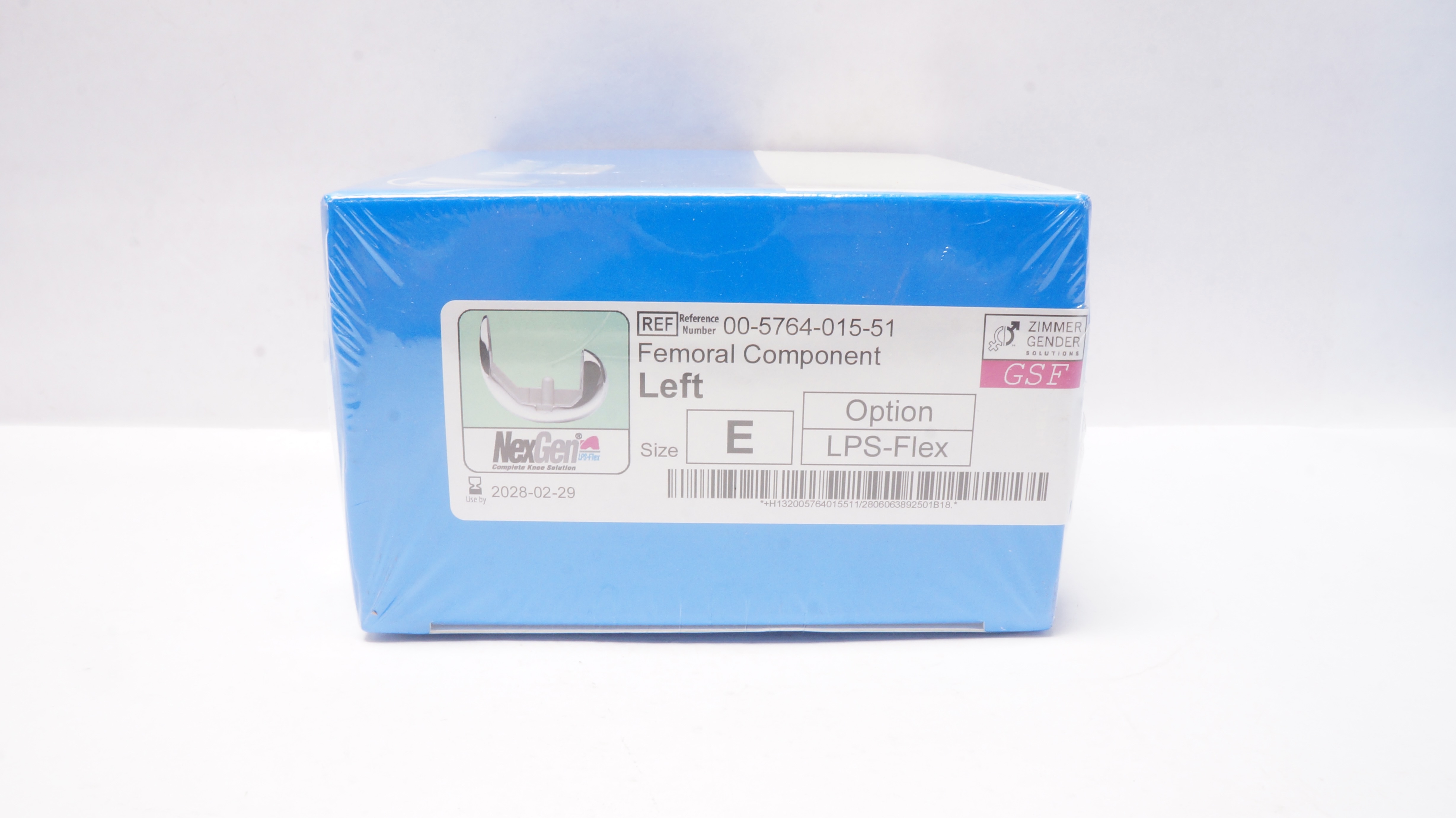 Zimmer 00-5764-015-51 NexGen Complete Knee Solution Femoral Component Left, E