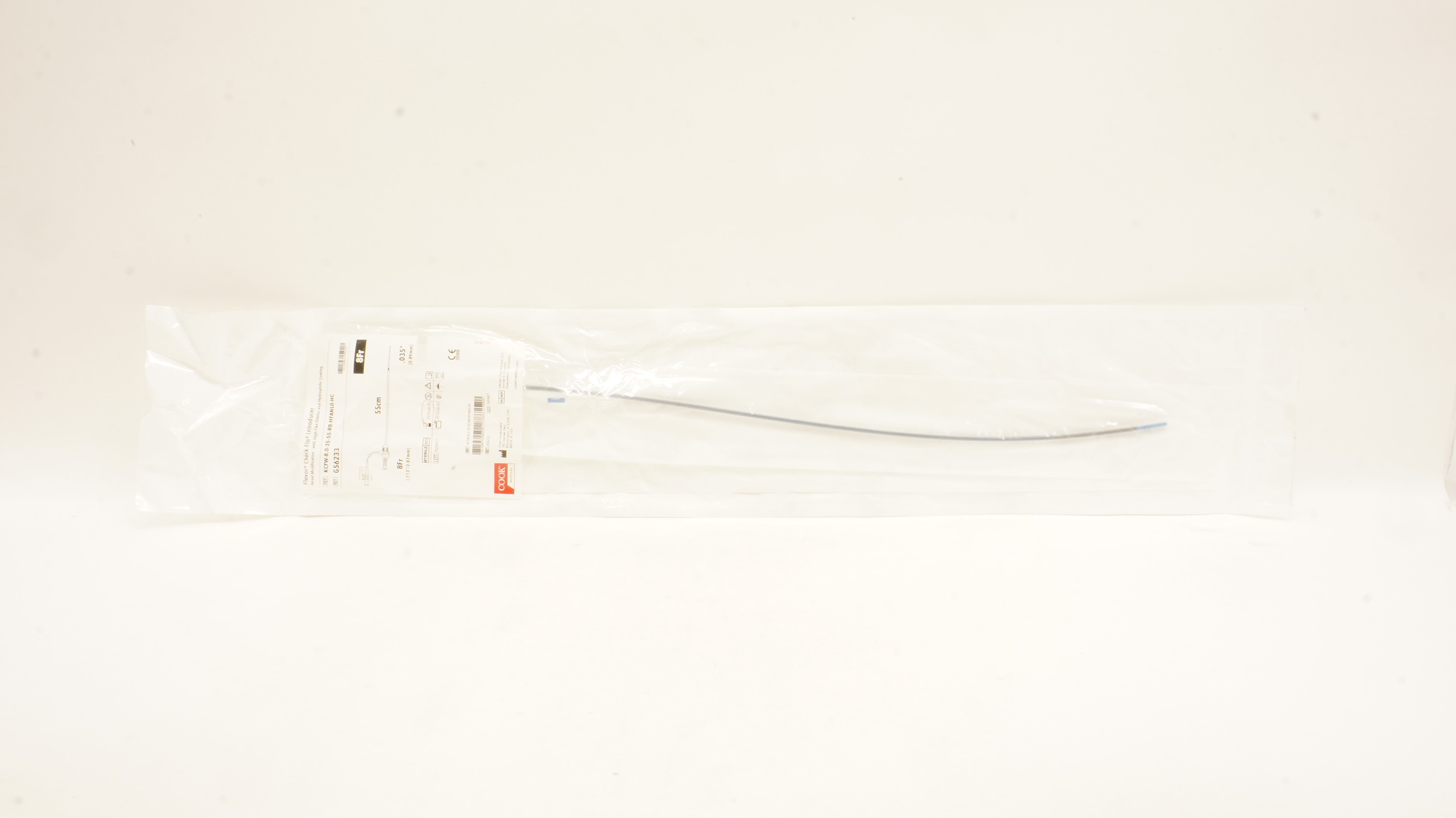 Cook Medical G56233 Flexor Check-Flo Introducer 8Fr x 55cm x .035inch (x)