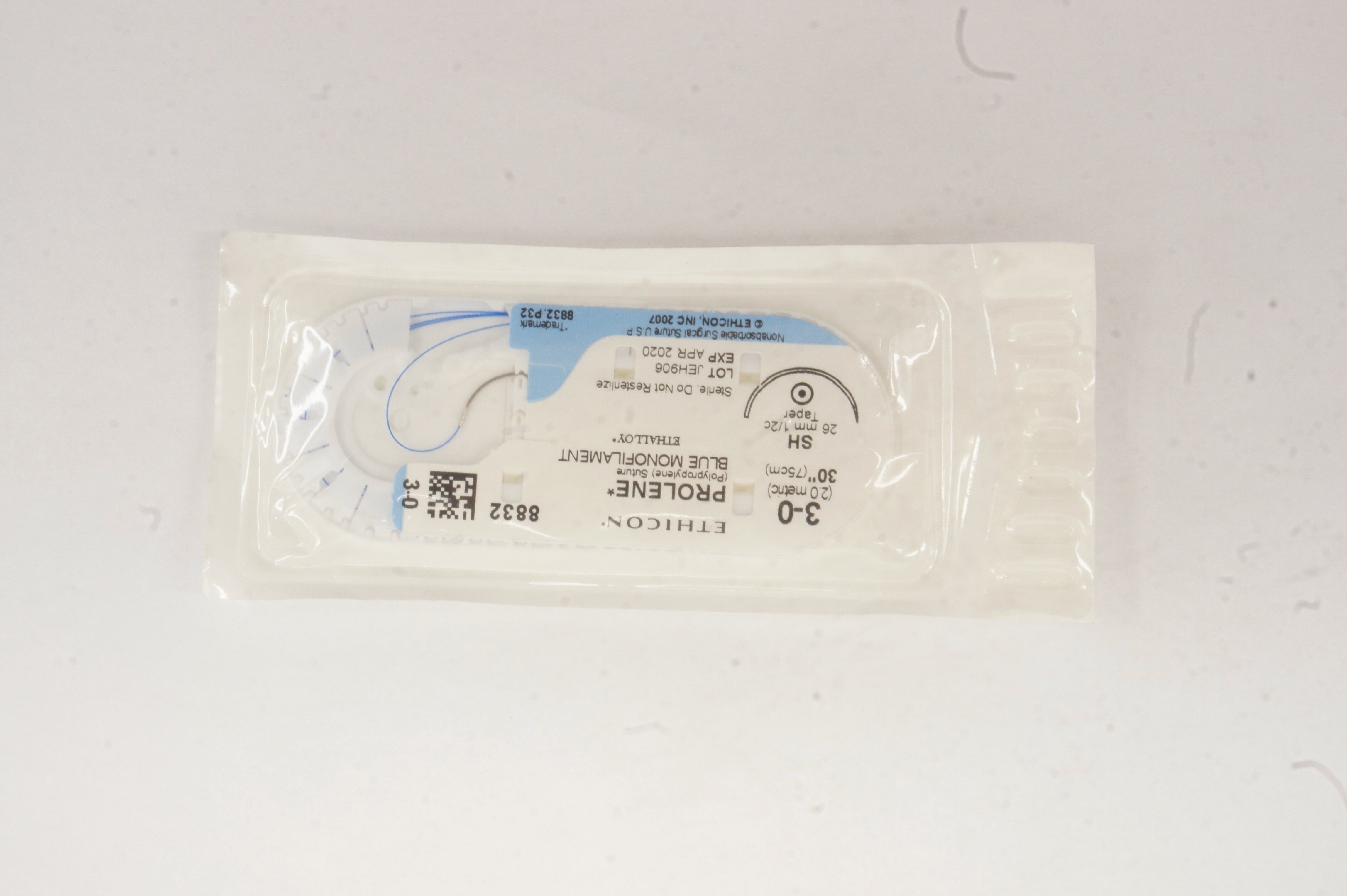 Ethicon 8832 3-0 PROLENE SH 26mm 1/2c Taperpoint 30inch (x)