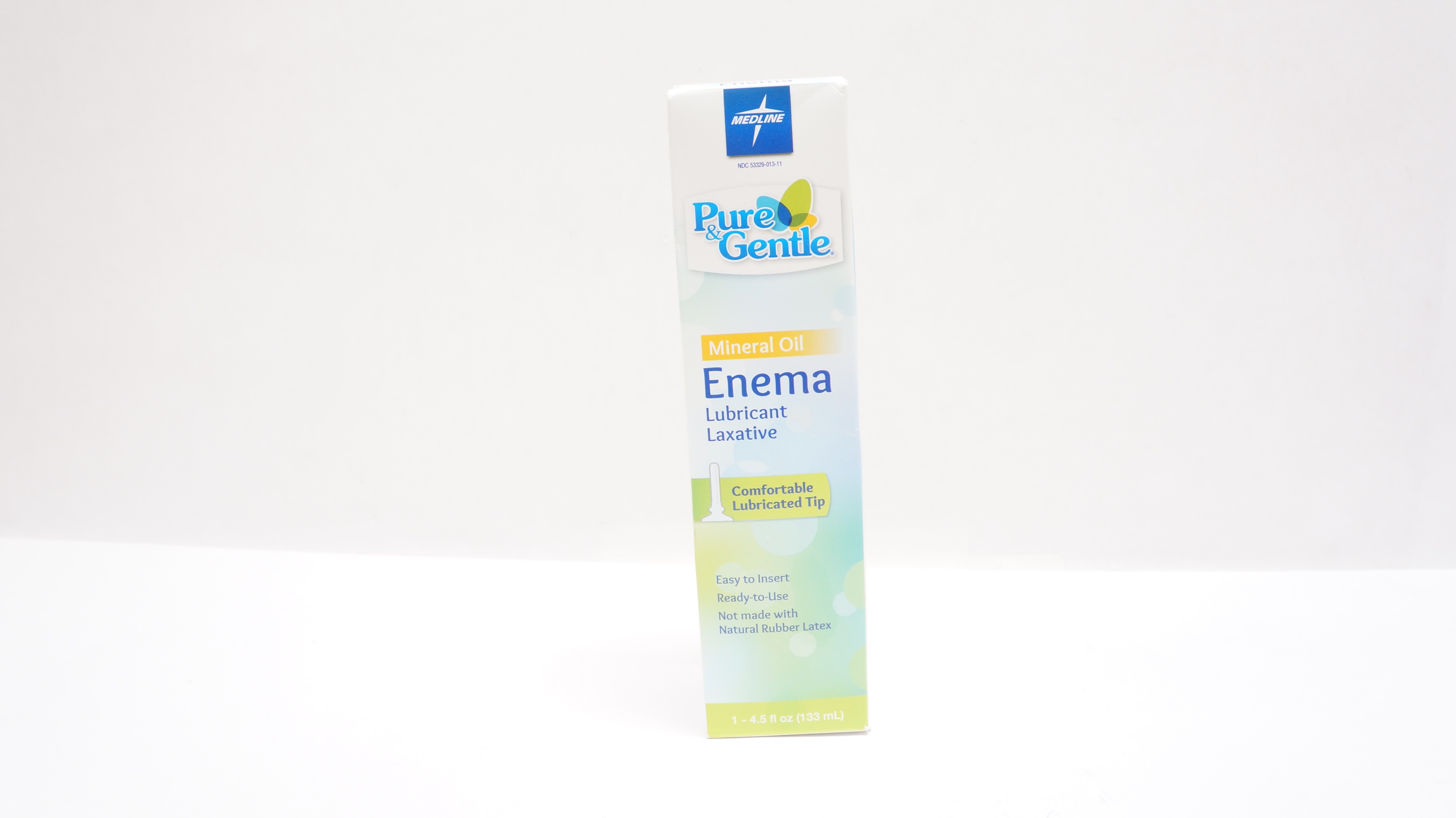 Medline CUR095010 Pure&Gentle Mineral Oil Enema Lubricant Laxative 4.5fl.oz