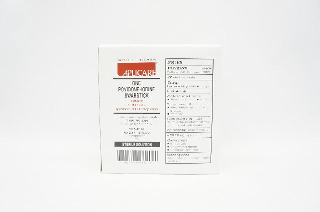 Applicare S-1101 Povidone-Iodine Swabstiks 4inch - Box of 50