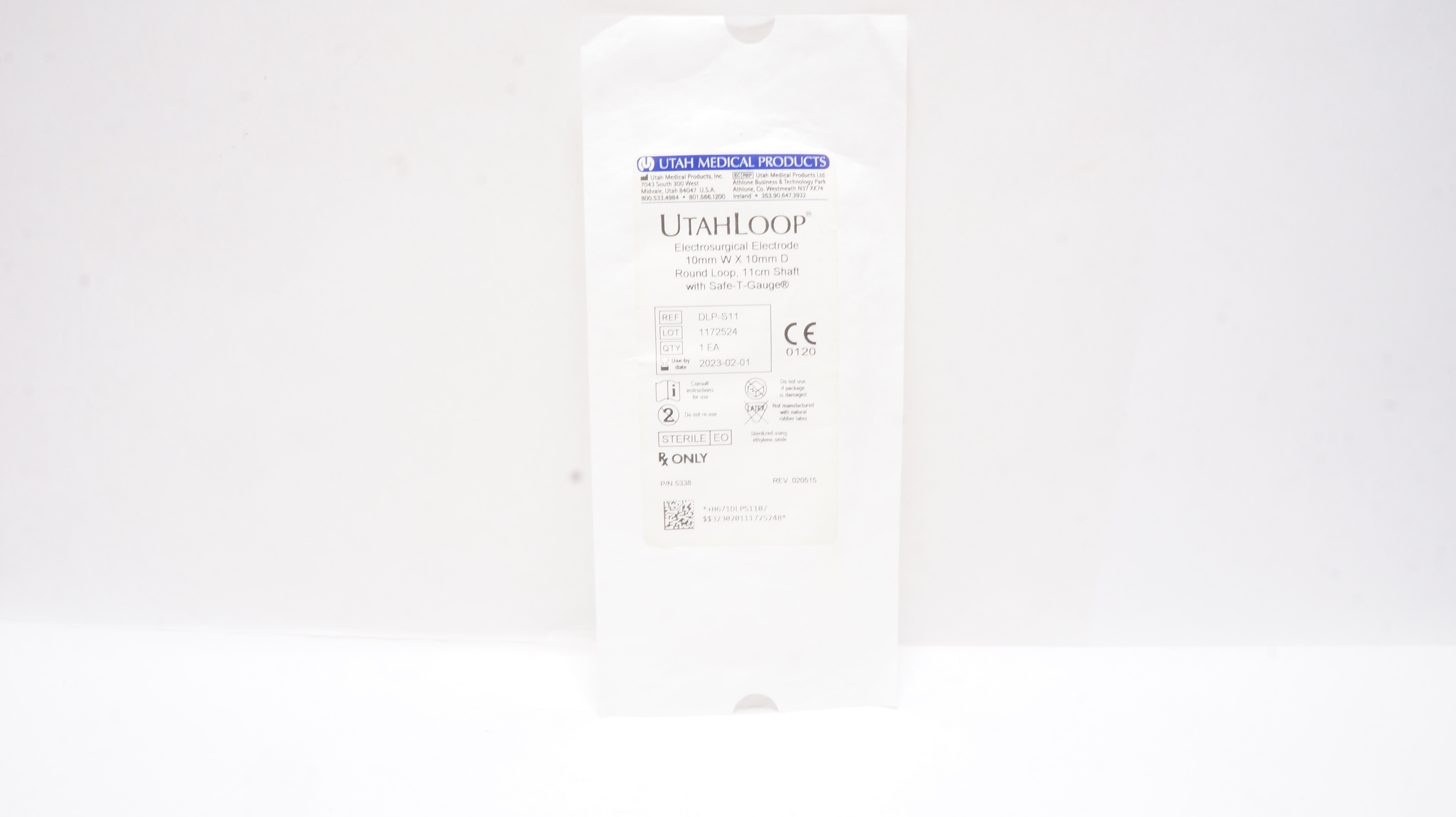Utah Medical DLP-S11 UtahLoop Electrosurgical Electrode 10mm W x 10mm D (x)
