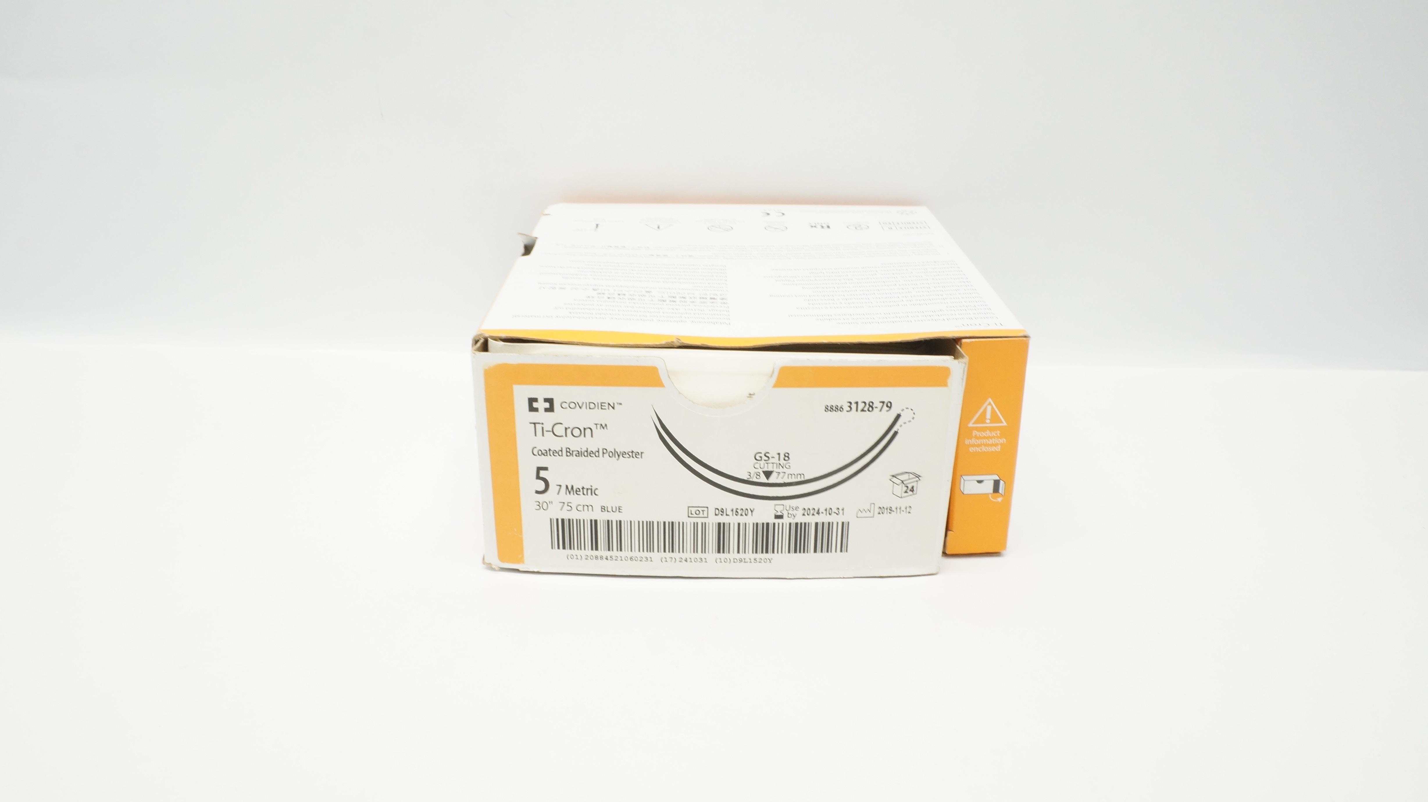 Covidien 3128-79 5 Ti-Cron, Coated Braided Polyester 30in,  GS-18(x)-Box of 23