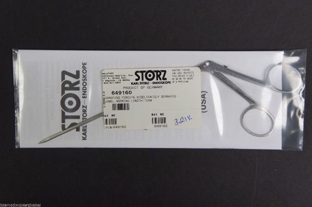 Karl Storz 649160 Grasping Forceps Delicately Serrated Jaws