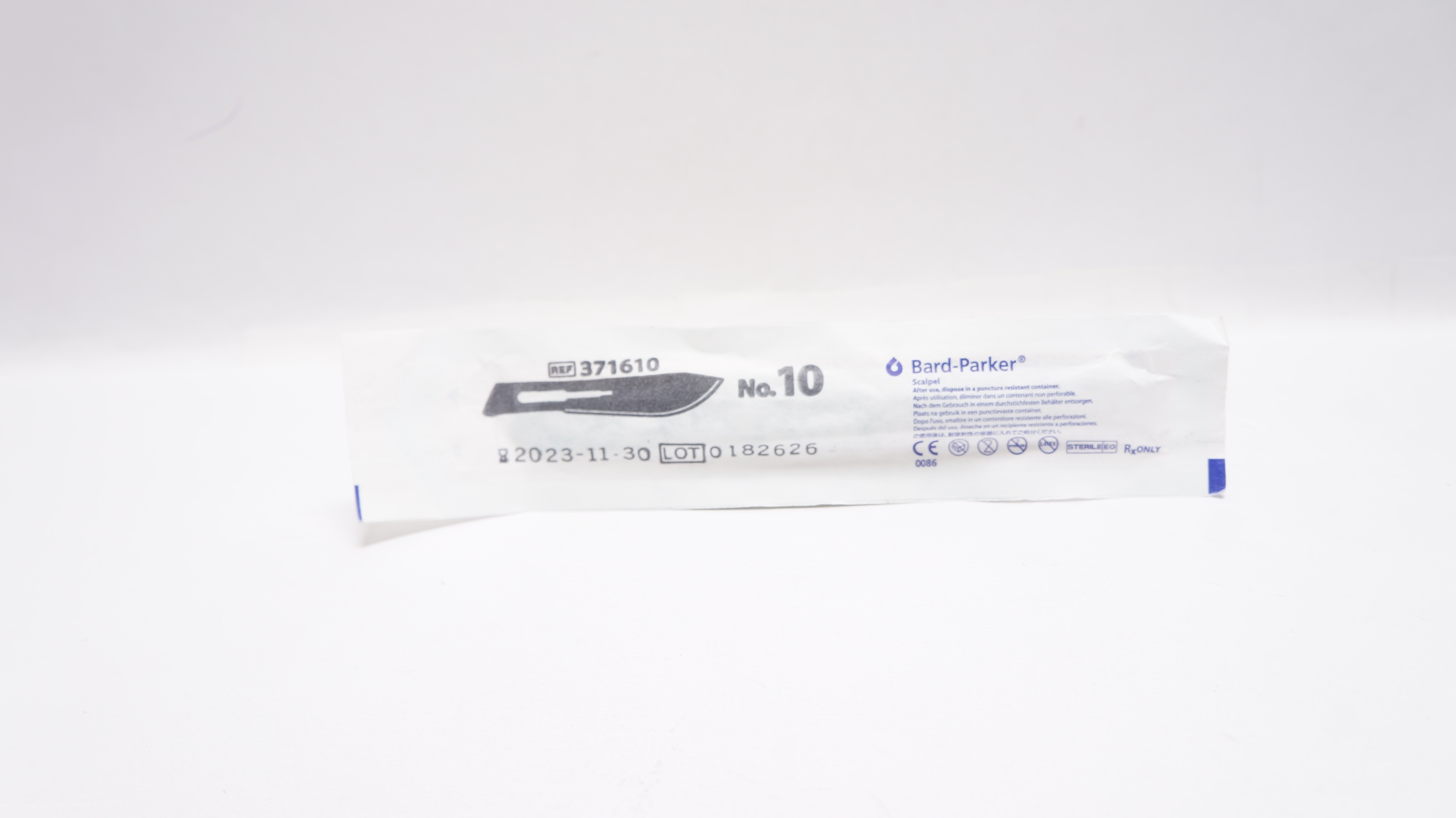 Aspen Surgical 371610 Bard-Parker Scalpel Stainless Steel Surgical Blade N10 (x)