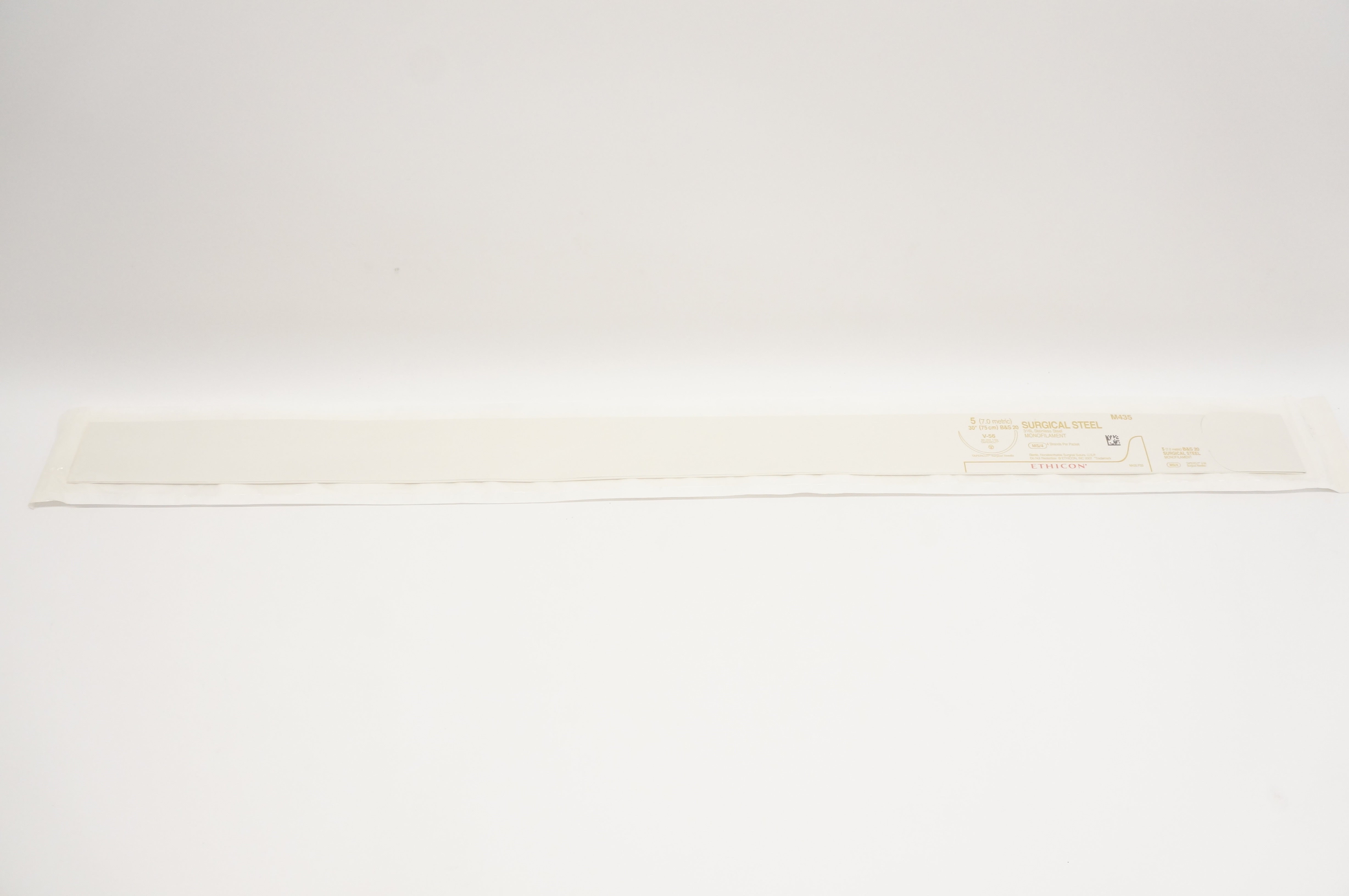 Ethicon M435 5 Surgical Steel V-56 30inch MS/4 Monofilament (x)