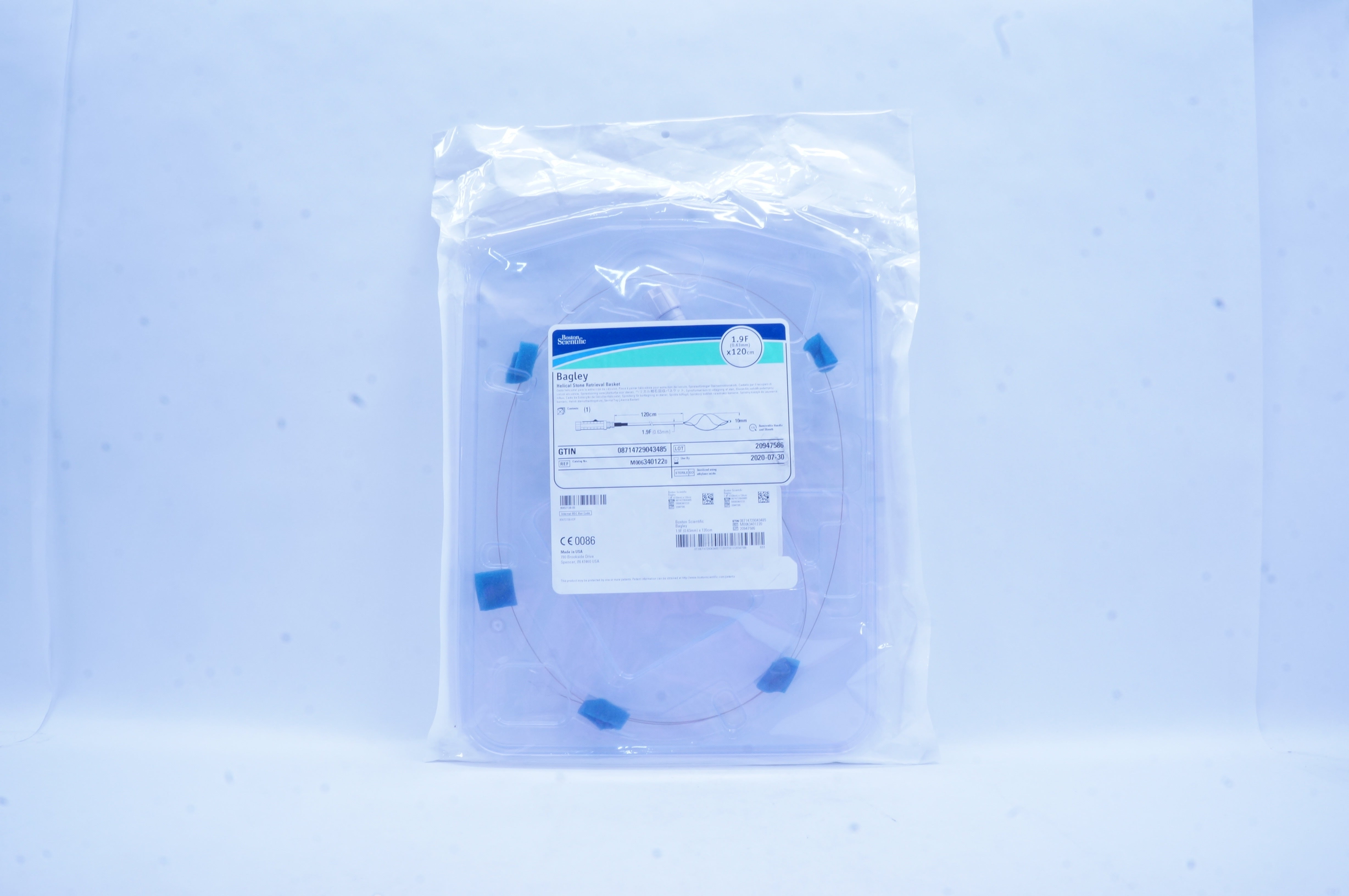 Boston Scientific M0063401220 Helical Stone Retrieval Basket 1.9F x 120cm (x)