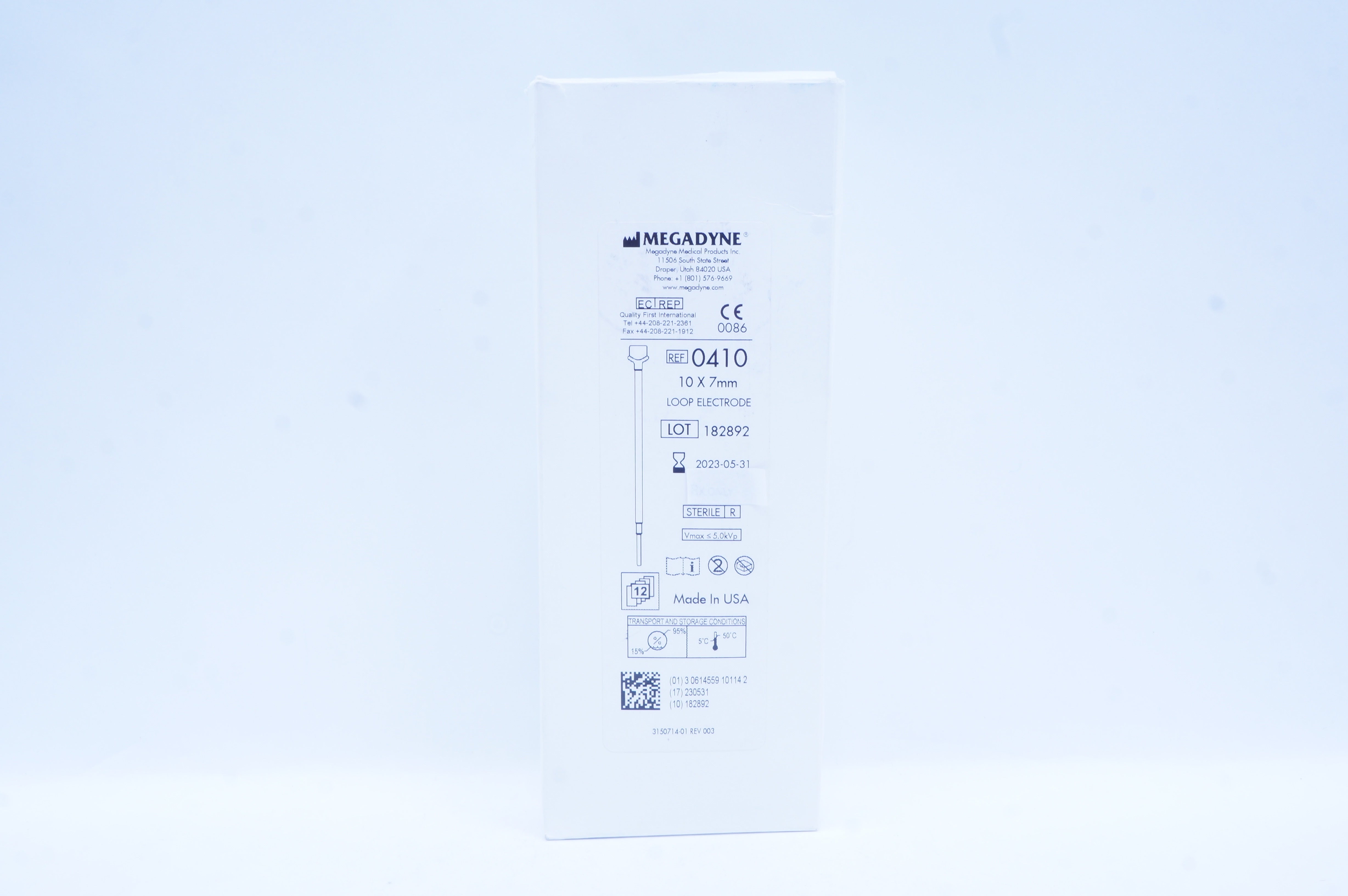 Megadyne 0410 Loop Electrode 10 x 7mm