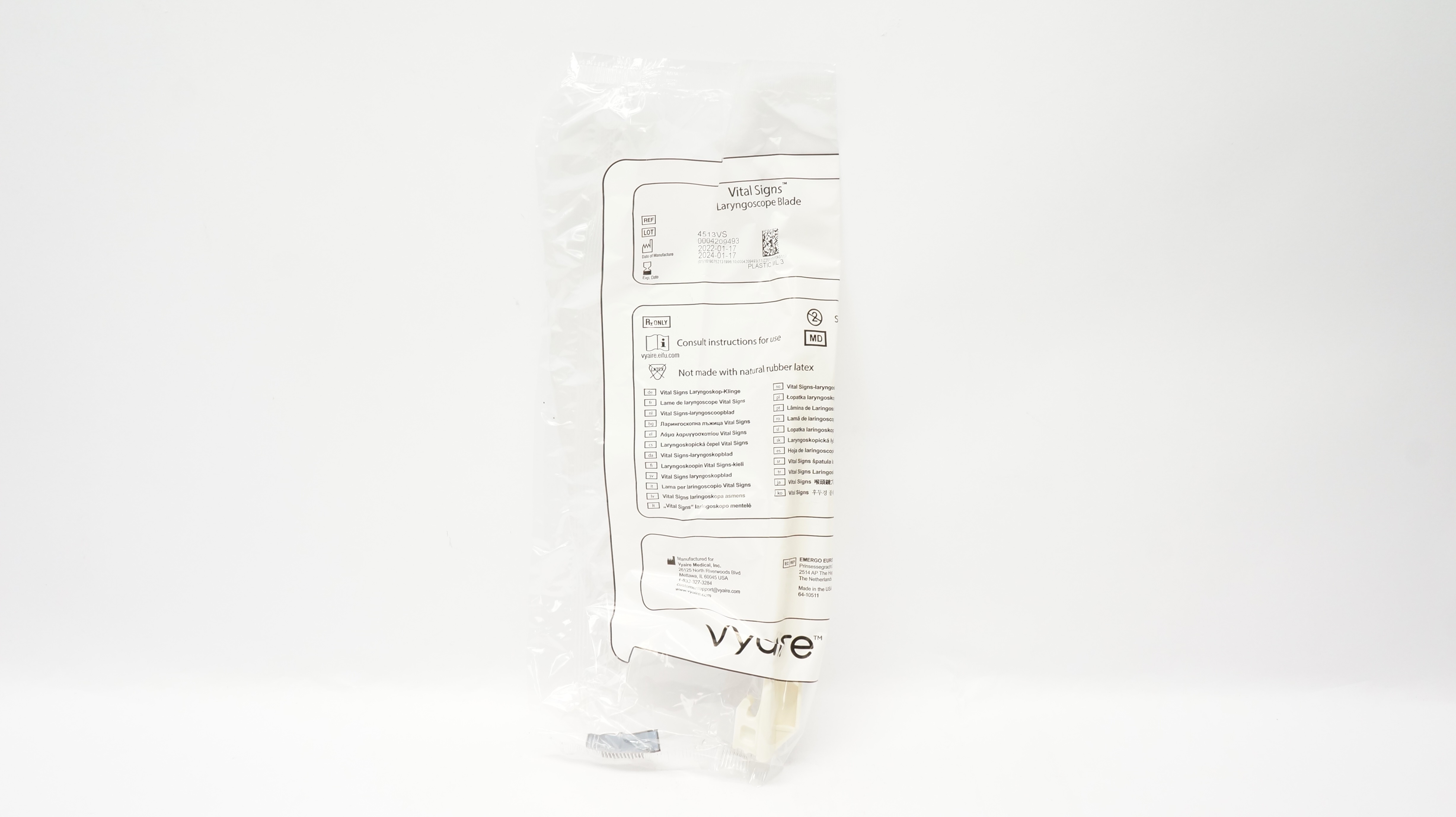 Vyaire 4513VS Vital Signs Laryngoscope Blade (x)