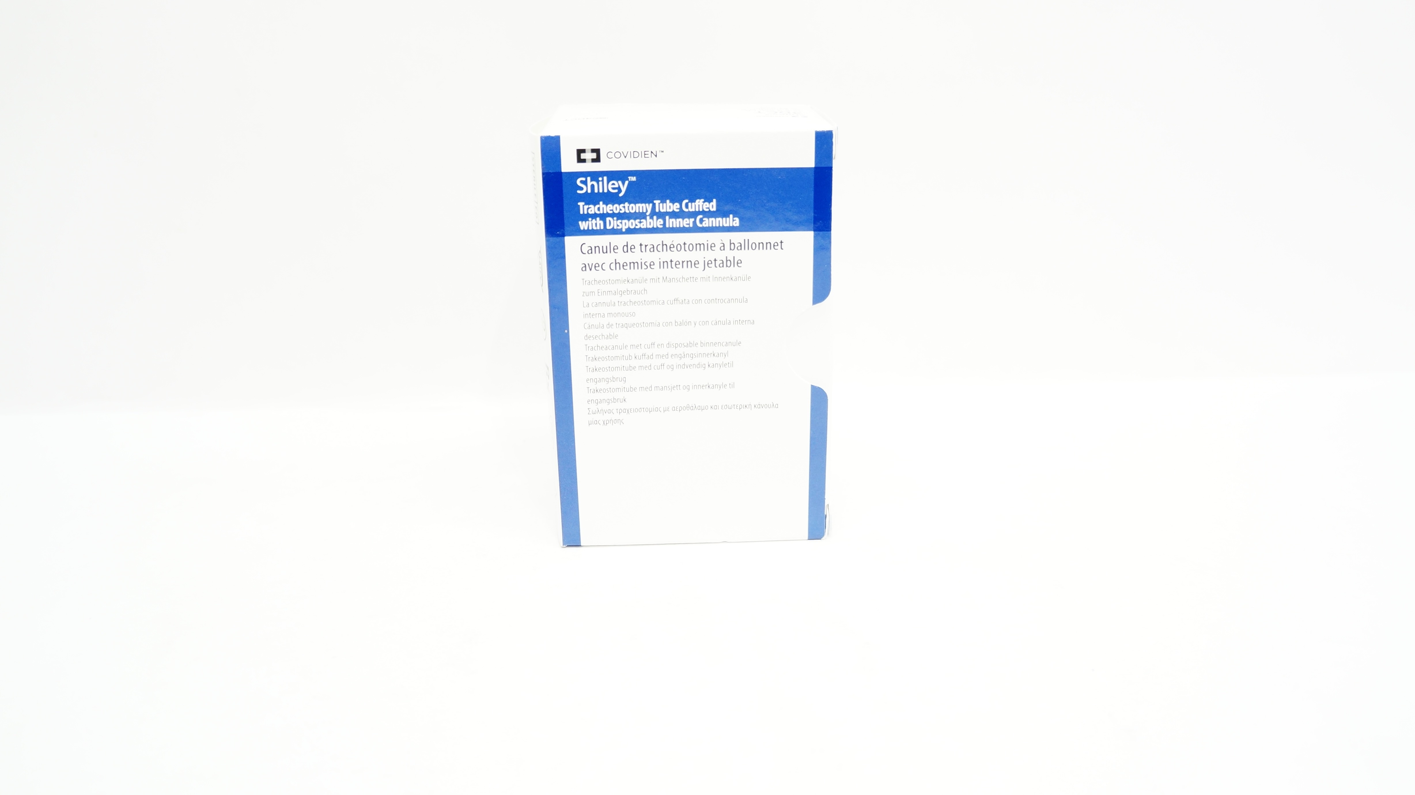 Covidien 4DCT Shiley Tracheostomy Tube Cuffed 5.0mmID x 9.4mmOD x 20.0mm x 62mm