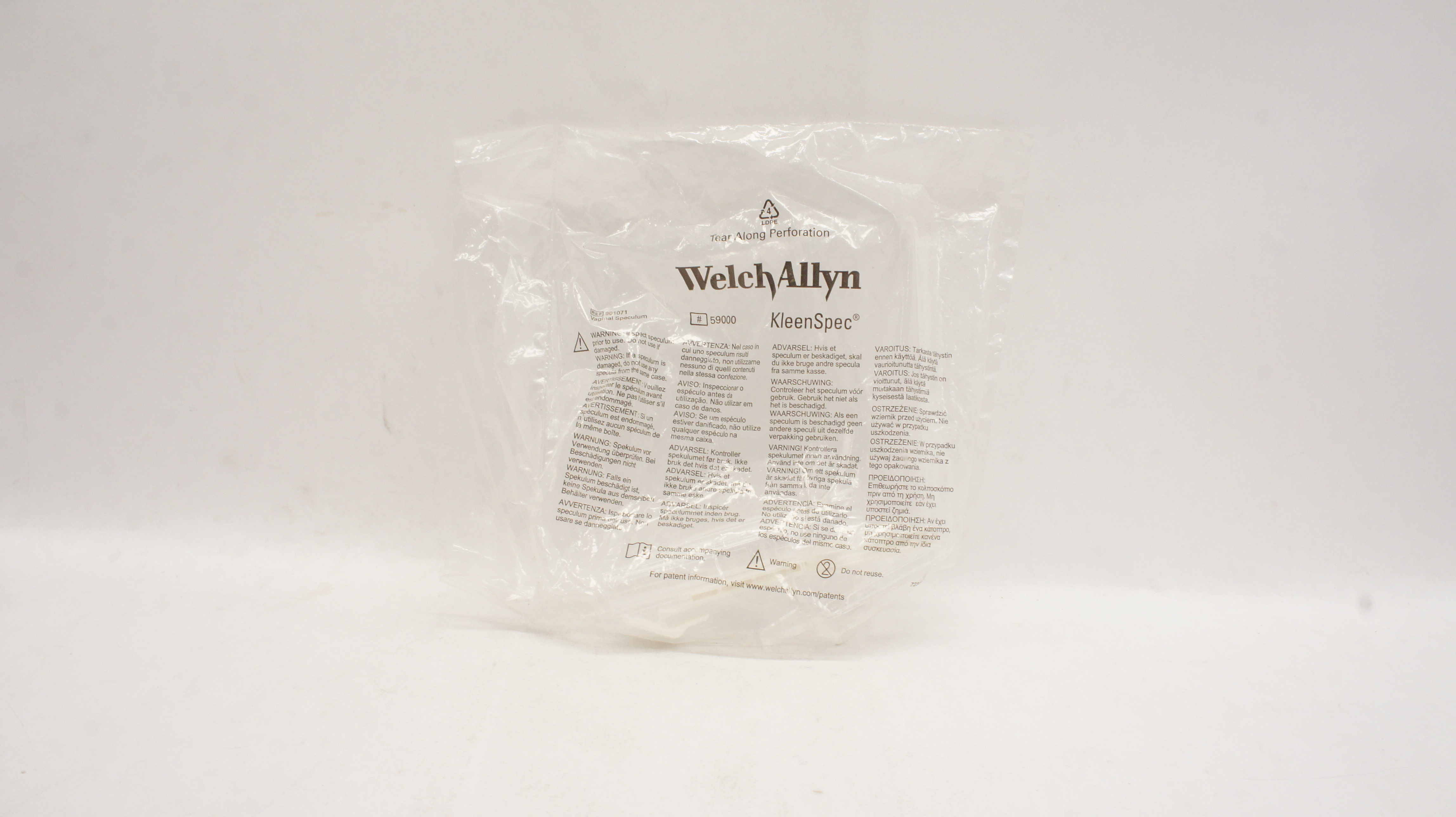 Welch Allyn 901071 KleenSpec Vaginal Speculum, Large