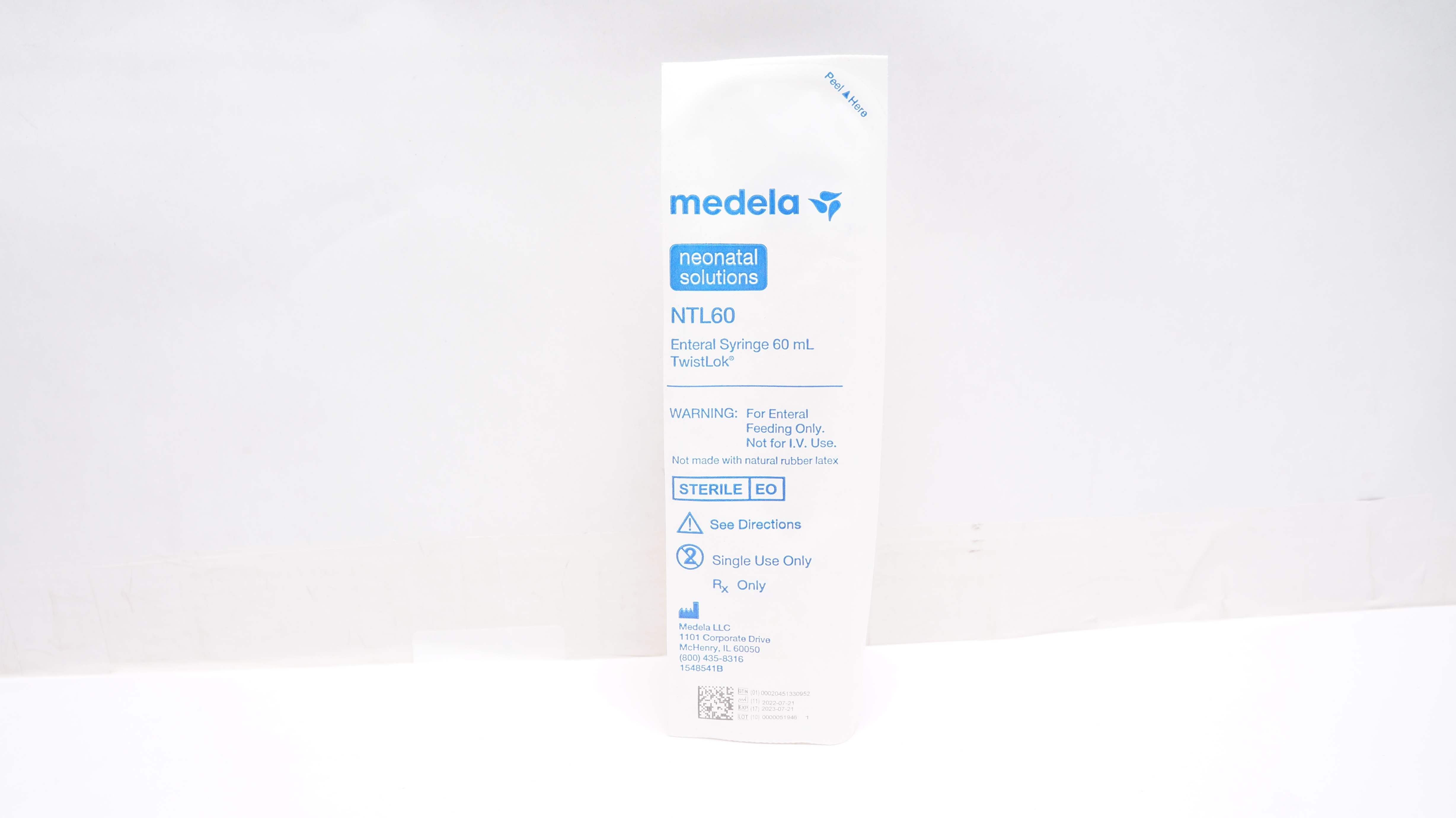 Medela NTL60 Neonatal Solution Enteral Syringe 60mL TwistLok (x)