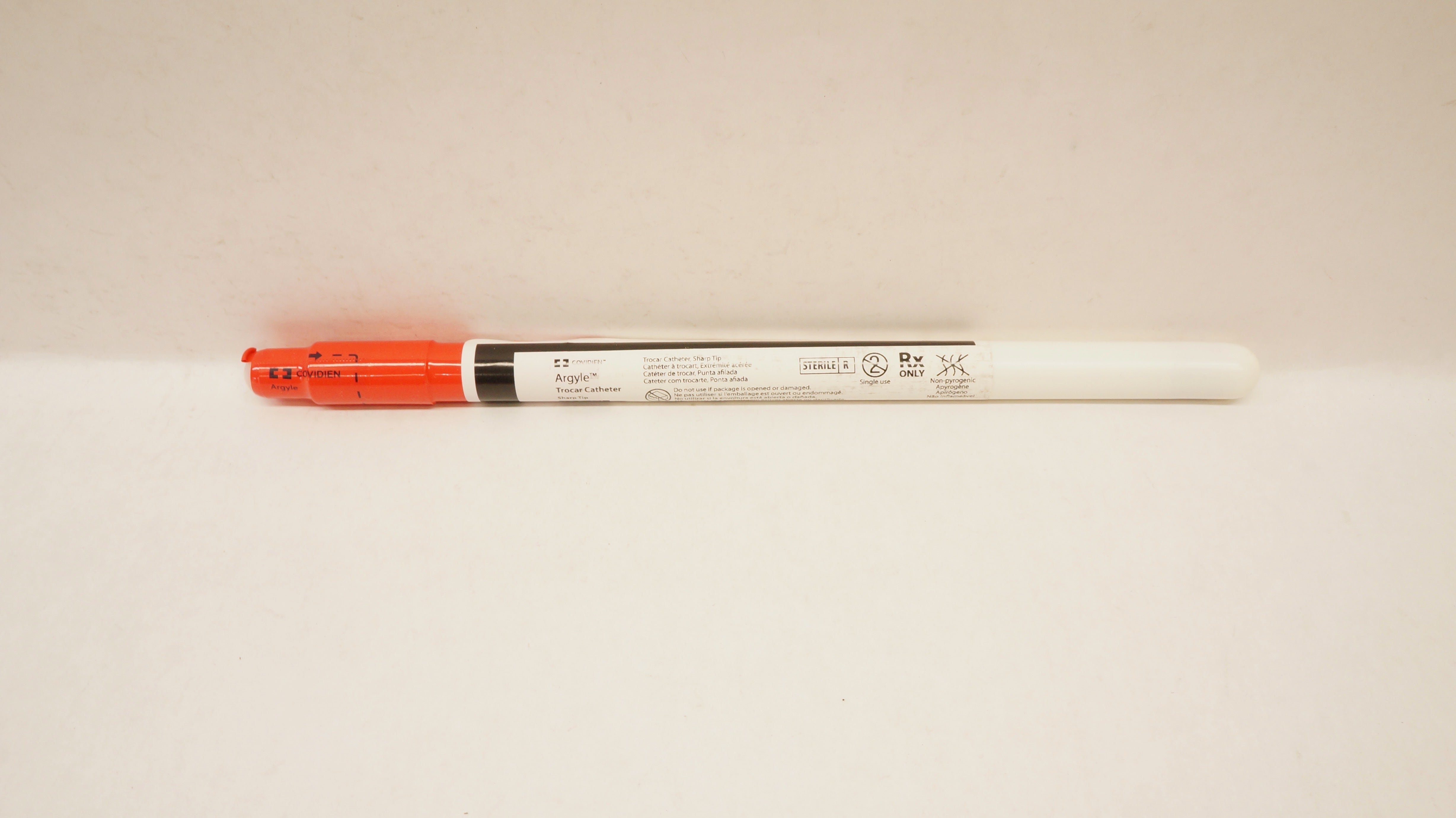 Covidien 8888561027 Argyle Trocar Cath. Sharp Tip 12Fr. x 9inch
