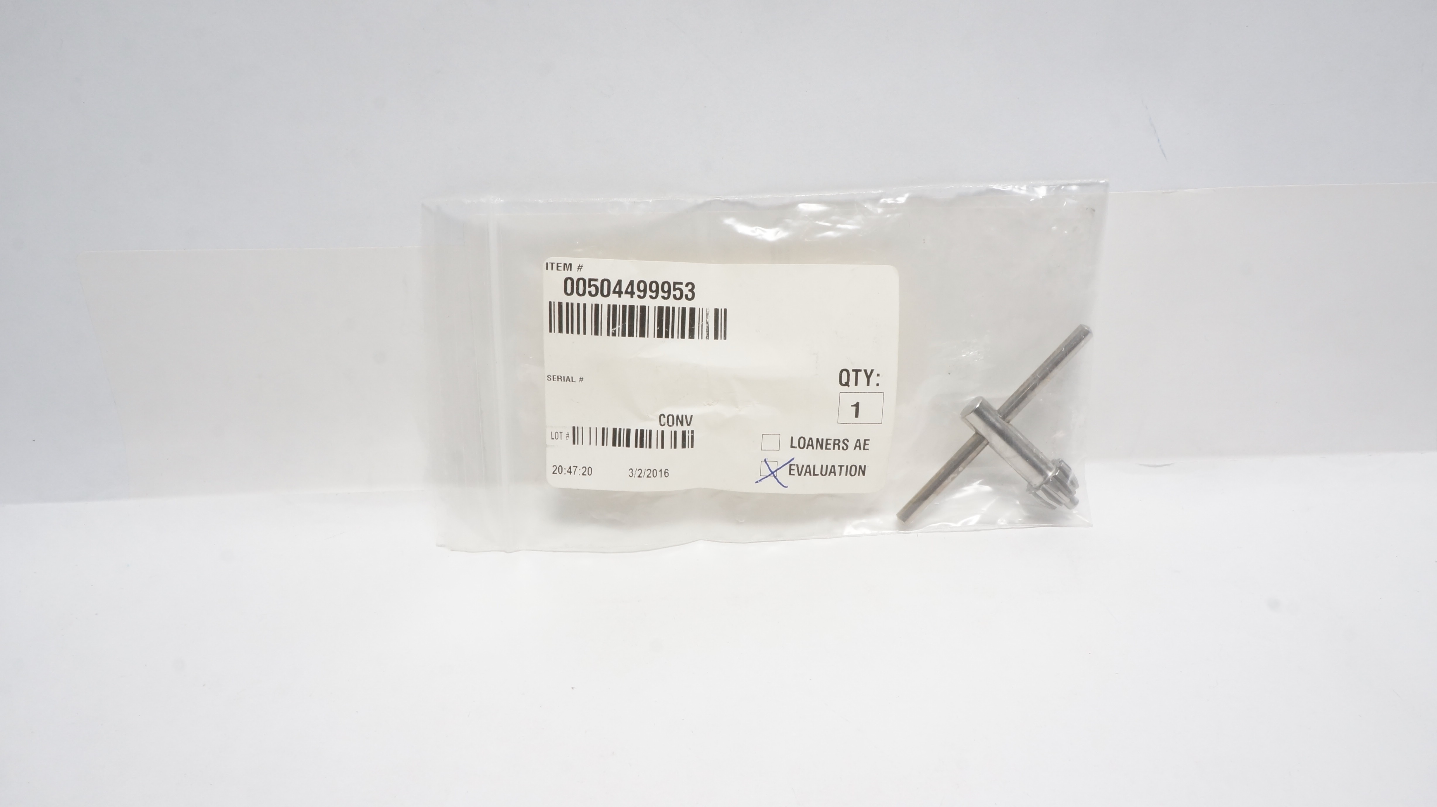CONV 00504499953 Surgical Instrument Evaluation Unit