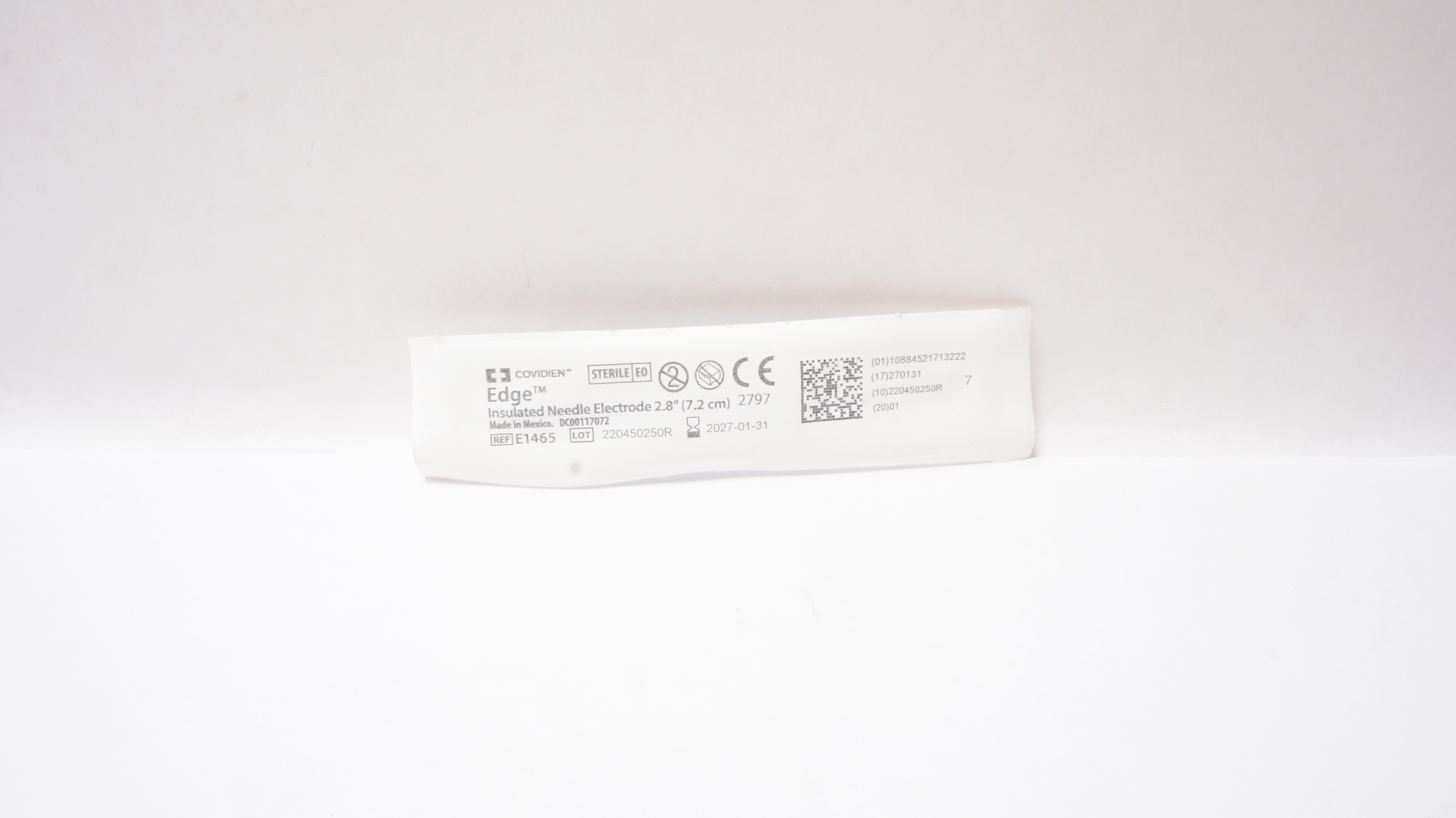 Covidien E1465 Edge Insulated Ndle Electrode 2.8inch