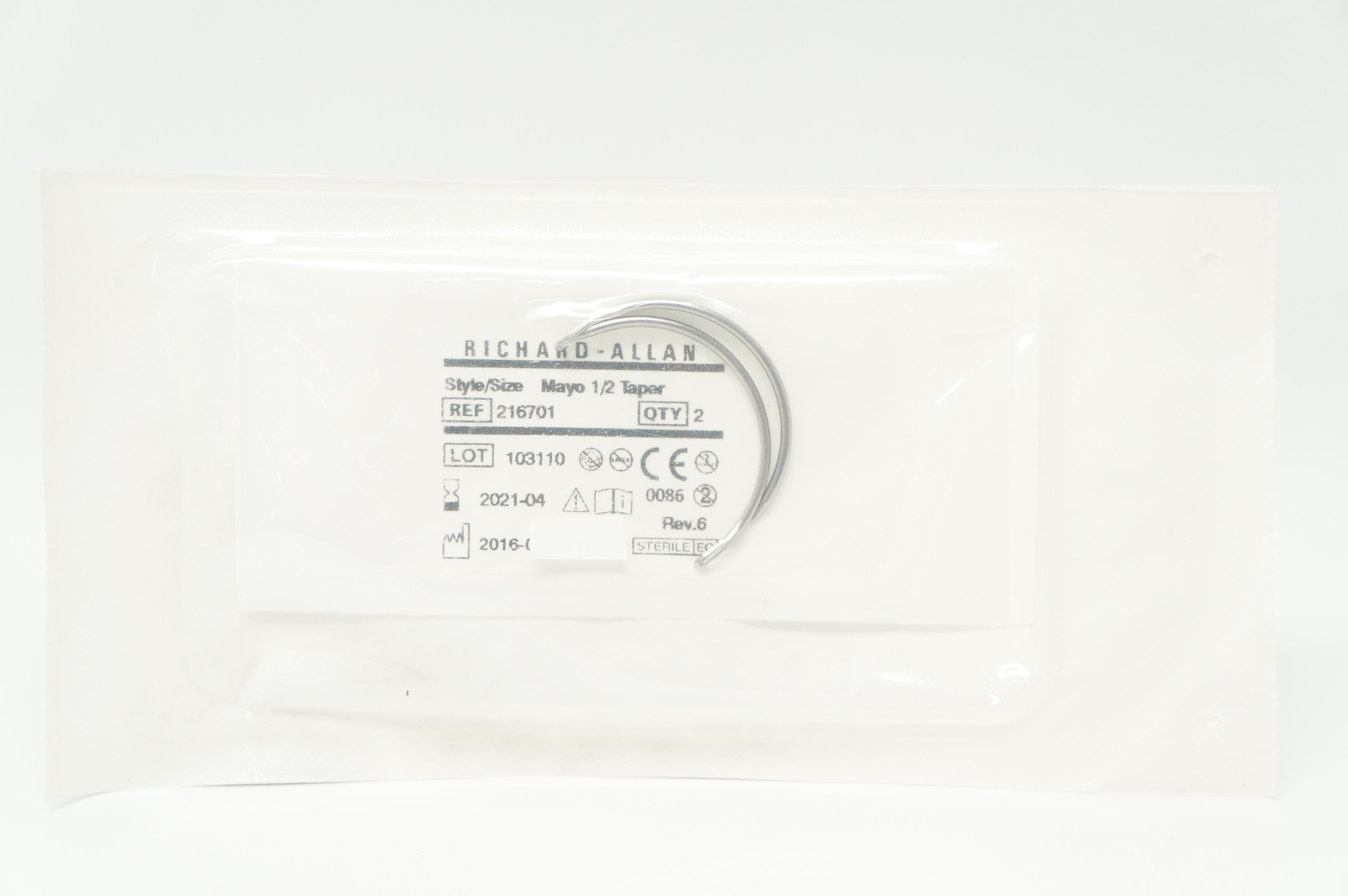 Richard-Allan 216701 Stre Ndle Mayo 1/2 Taper - Pack of 2 (x)