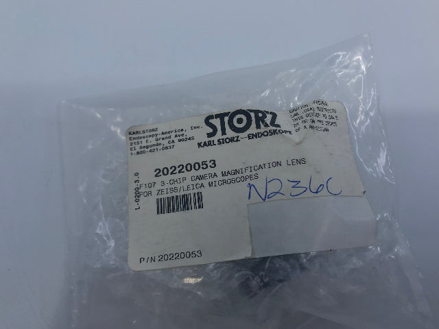 Karl Storz 20220053 F107 3-chip Camera Magnification Lens for Zeiss/leica Micros