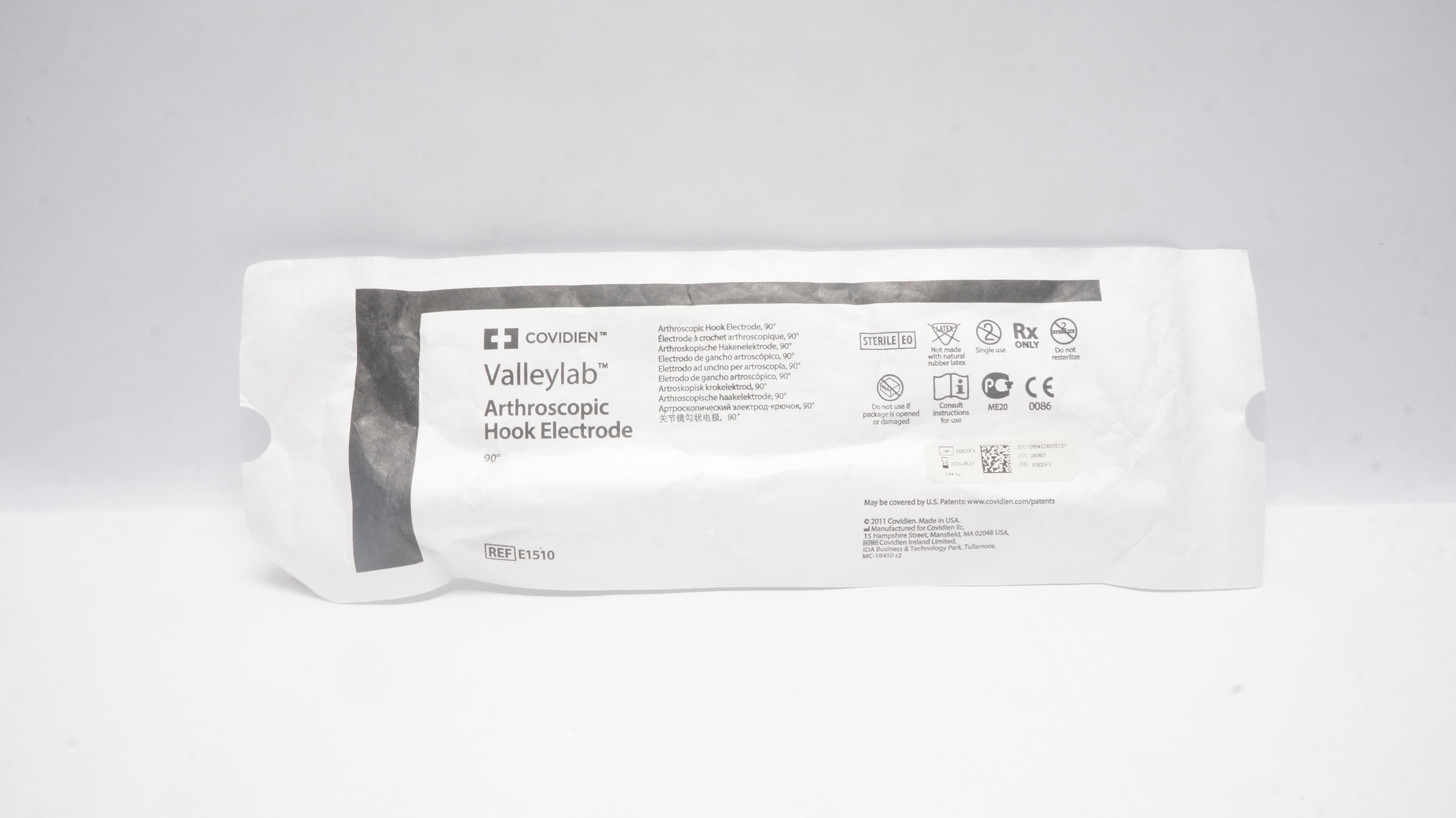 Covidien E1510 Valleylab Arthroscopic Hook Electrode 90° (x)