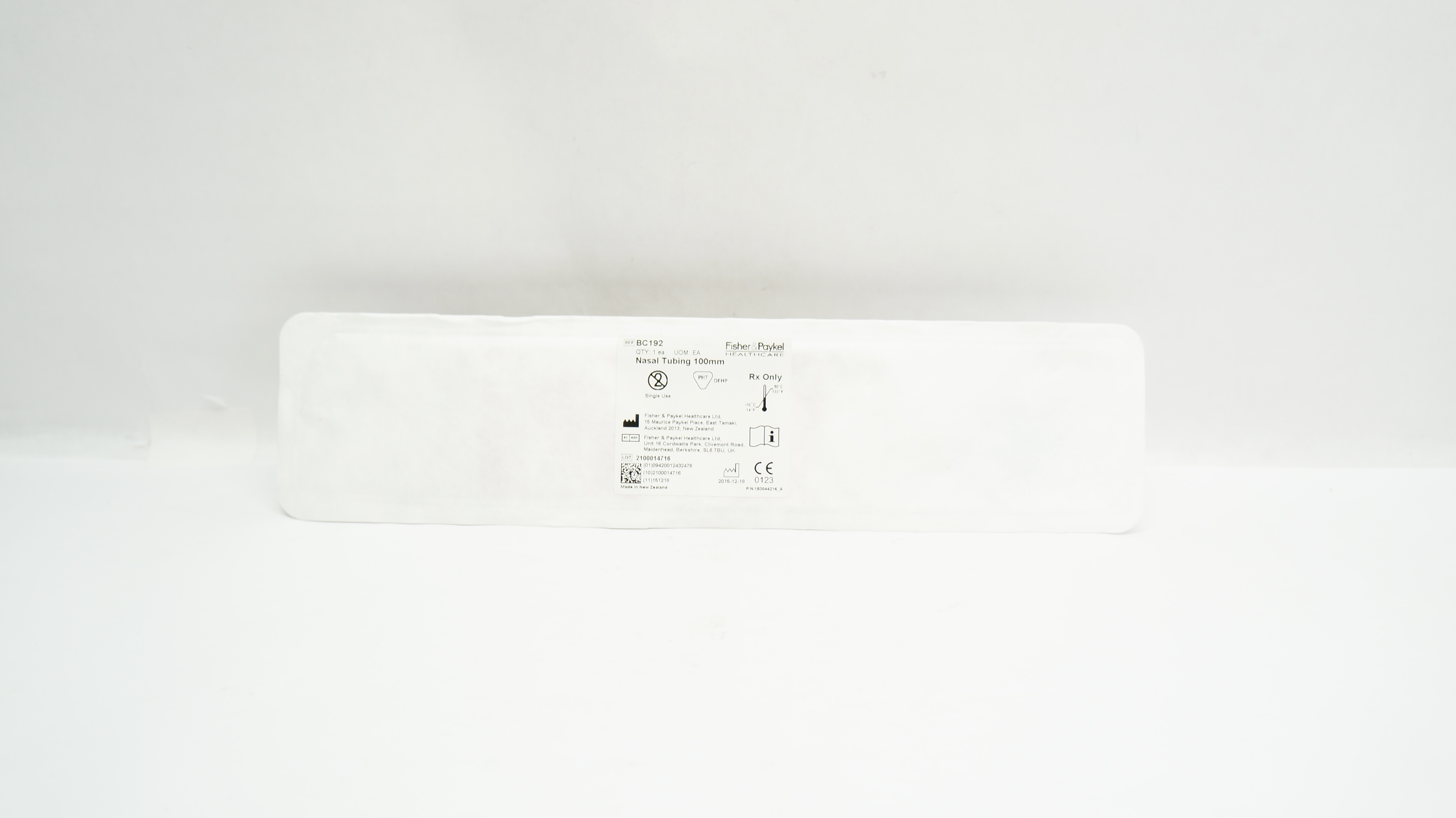 Fisher&Paykel BC192 Nasal Tubing 100mm
