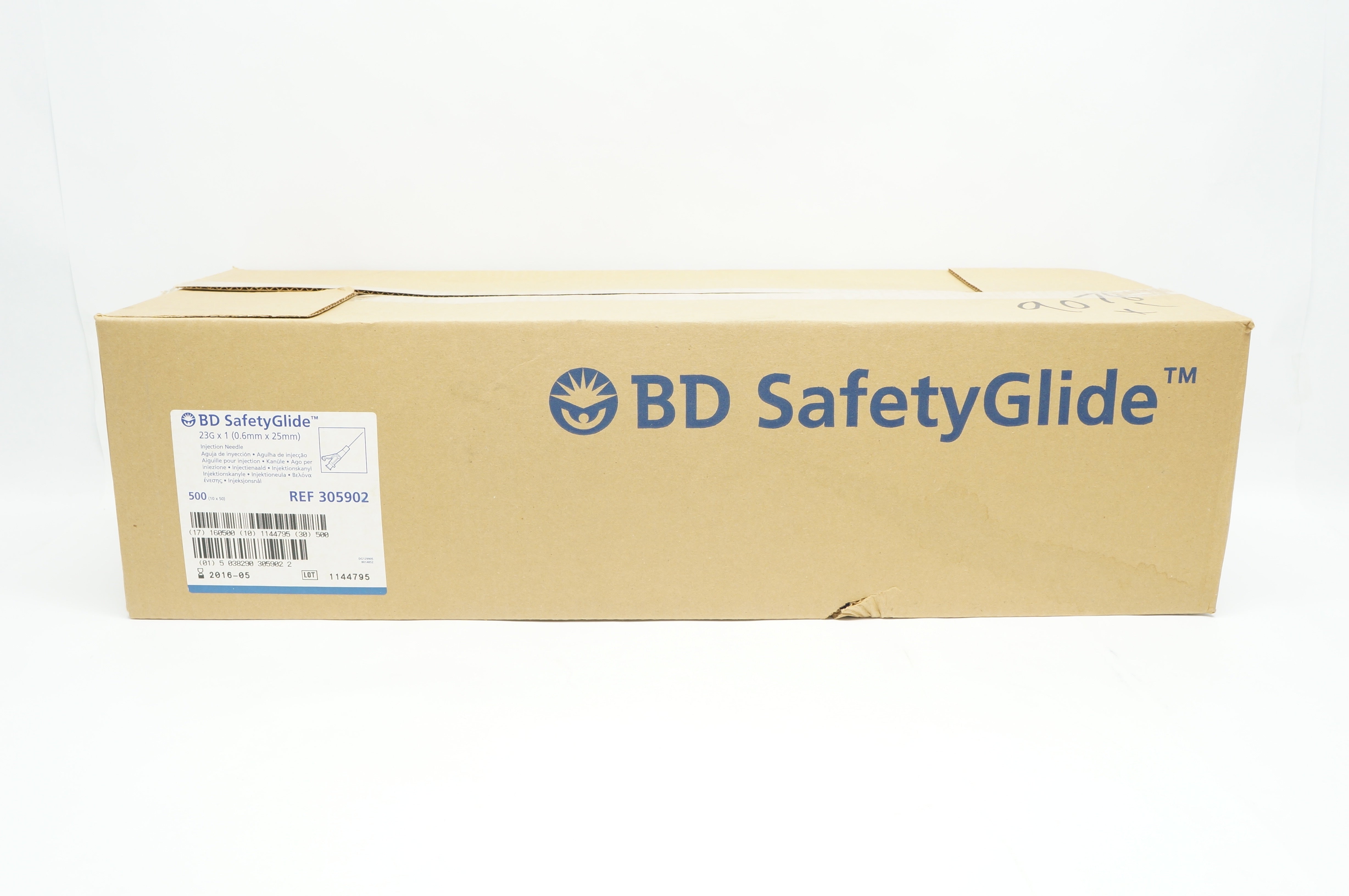 BD 305902 SafetyGlide Injection Ndle 23G x 1 (x) - Case of 400