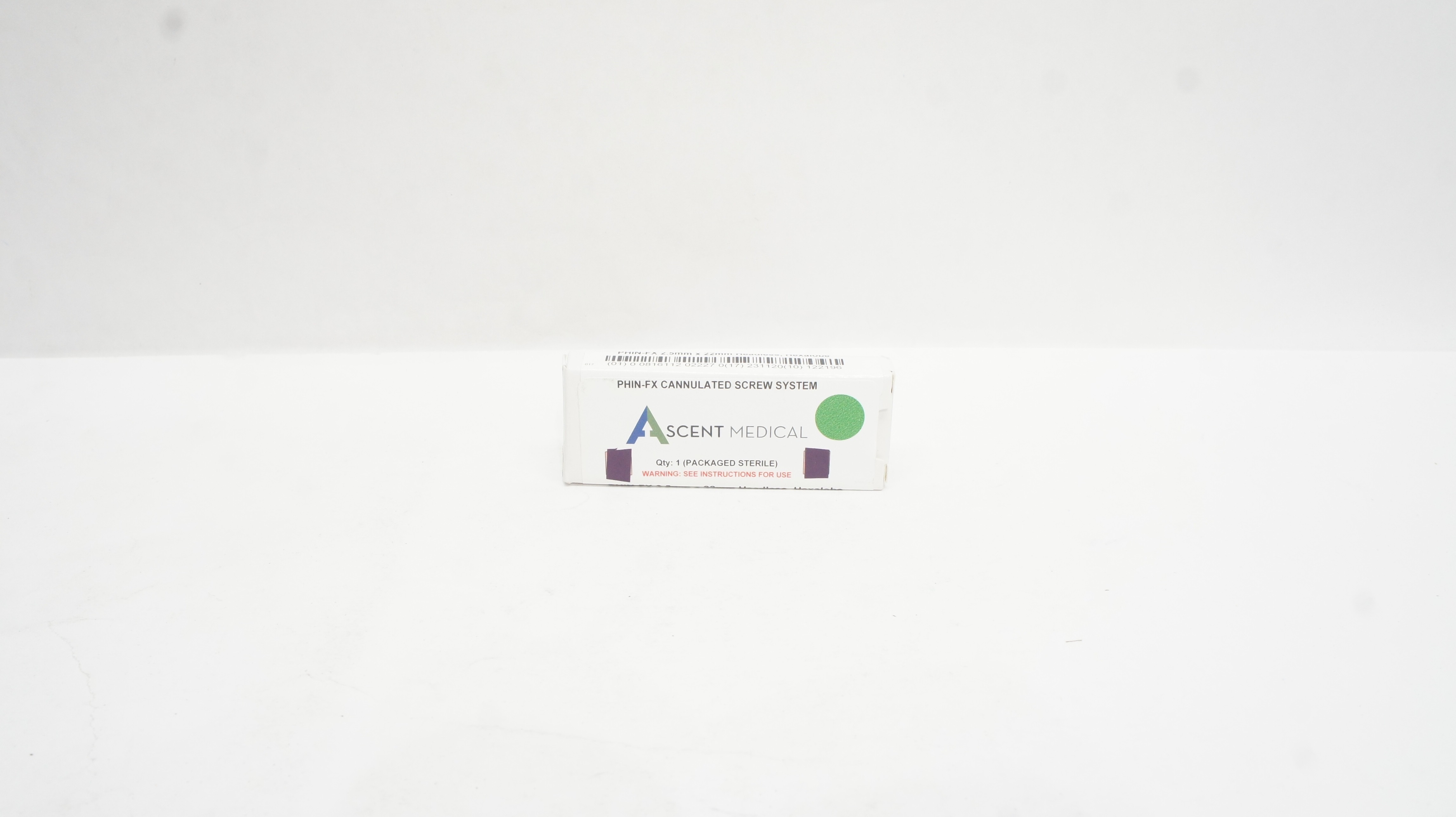 Ascent Medical 25-022BPH Headless, Hexalobe PHIN-FX 2.5mm x 22mm (x)