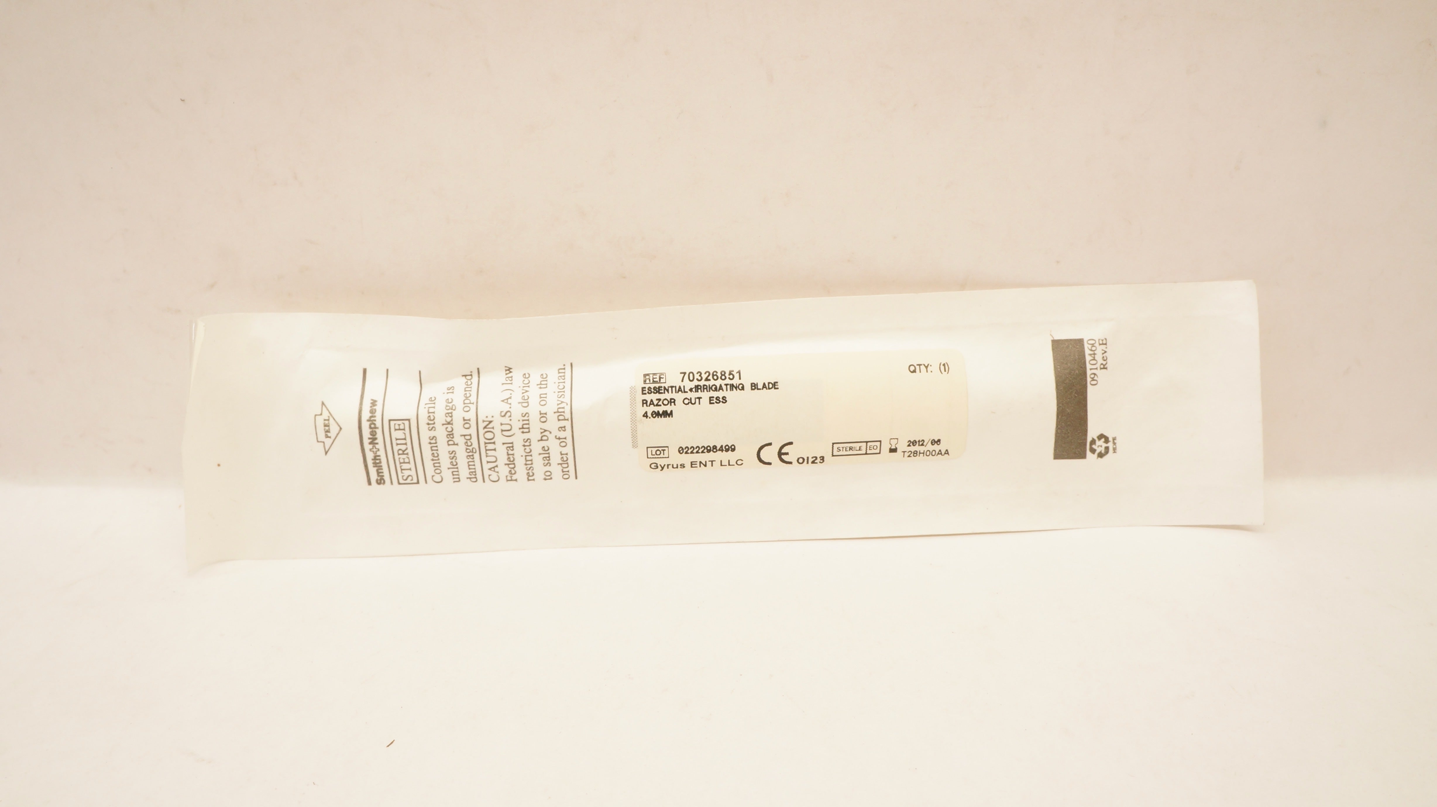 Smith&Nephew 70326851 Essential Irrigating Blade Razor Cut ESS 4.0mm (x)