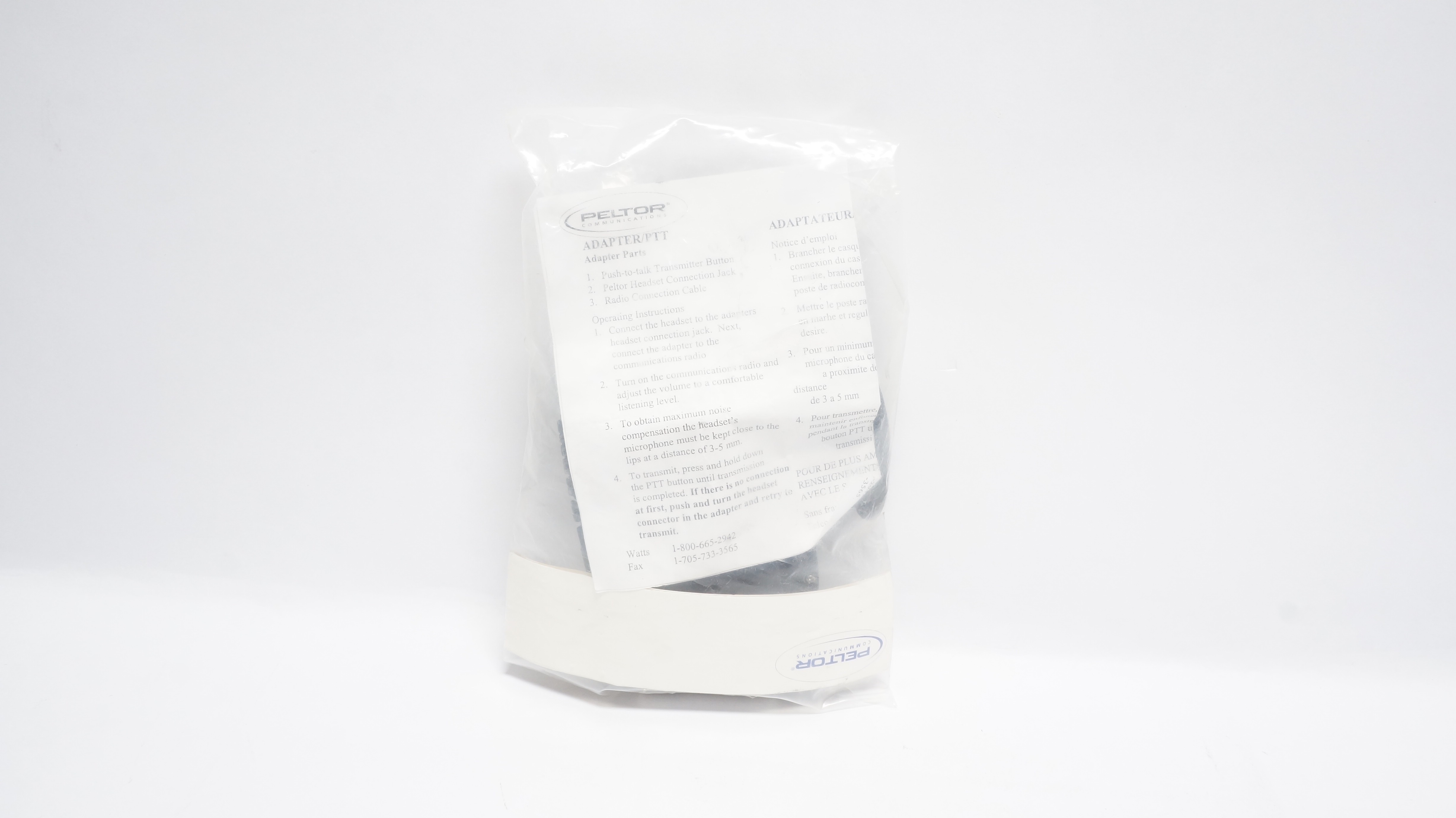 Peltor Communication FL5018-02 Adapter Parts