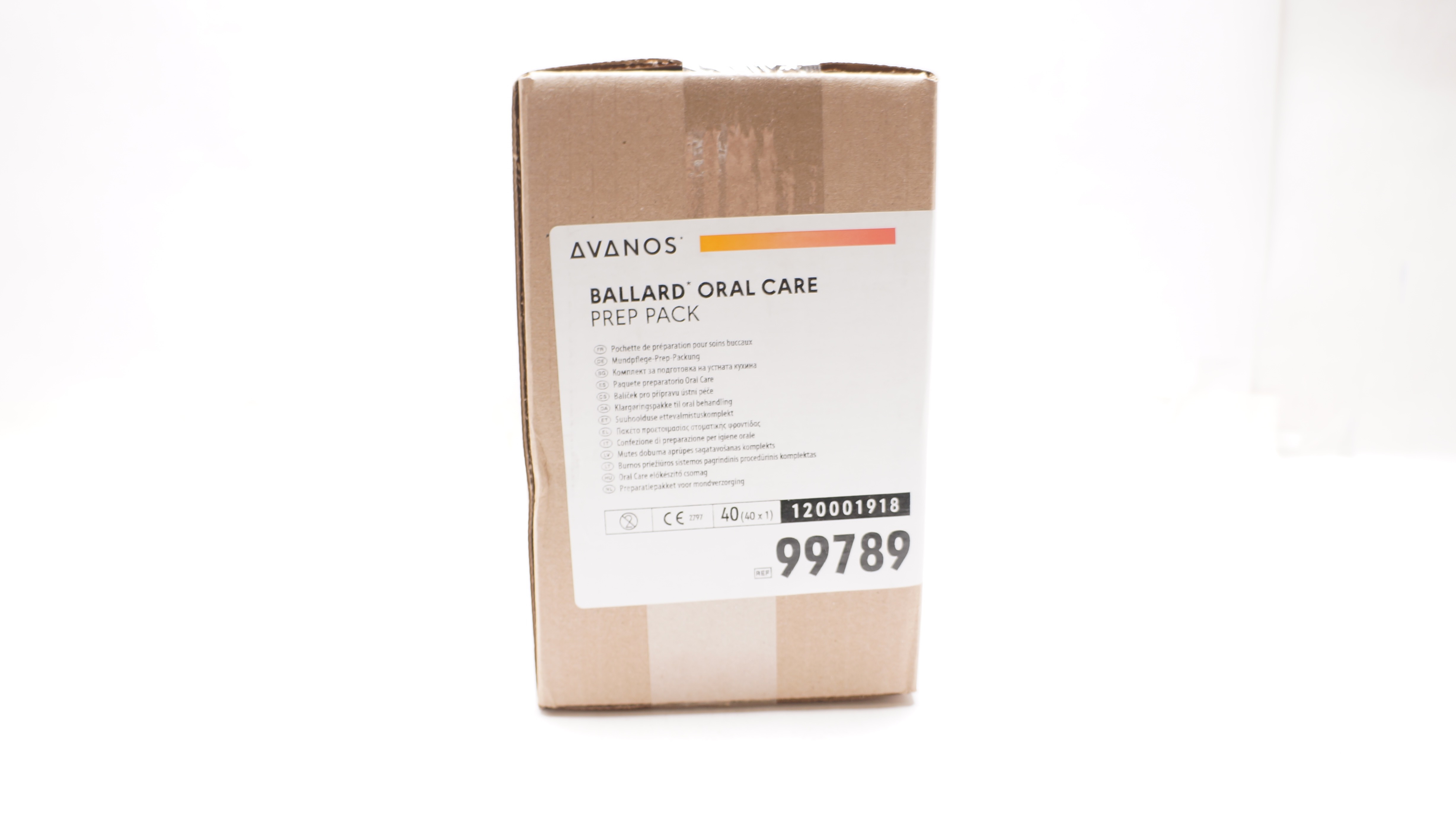 Avanos 99789 Oral Care Prep Pack with Ballard Technology - Case of 40