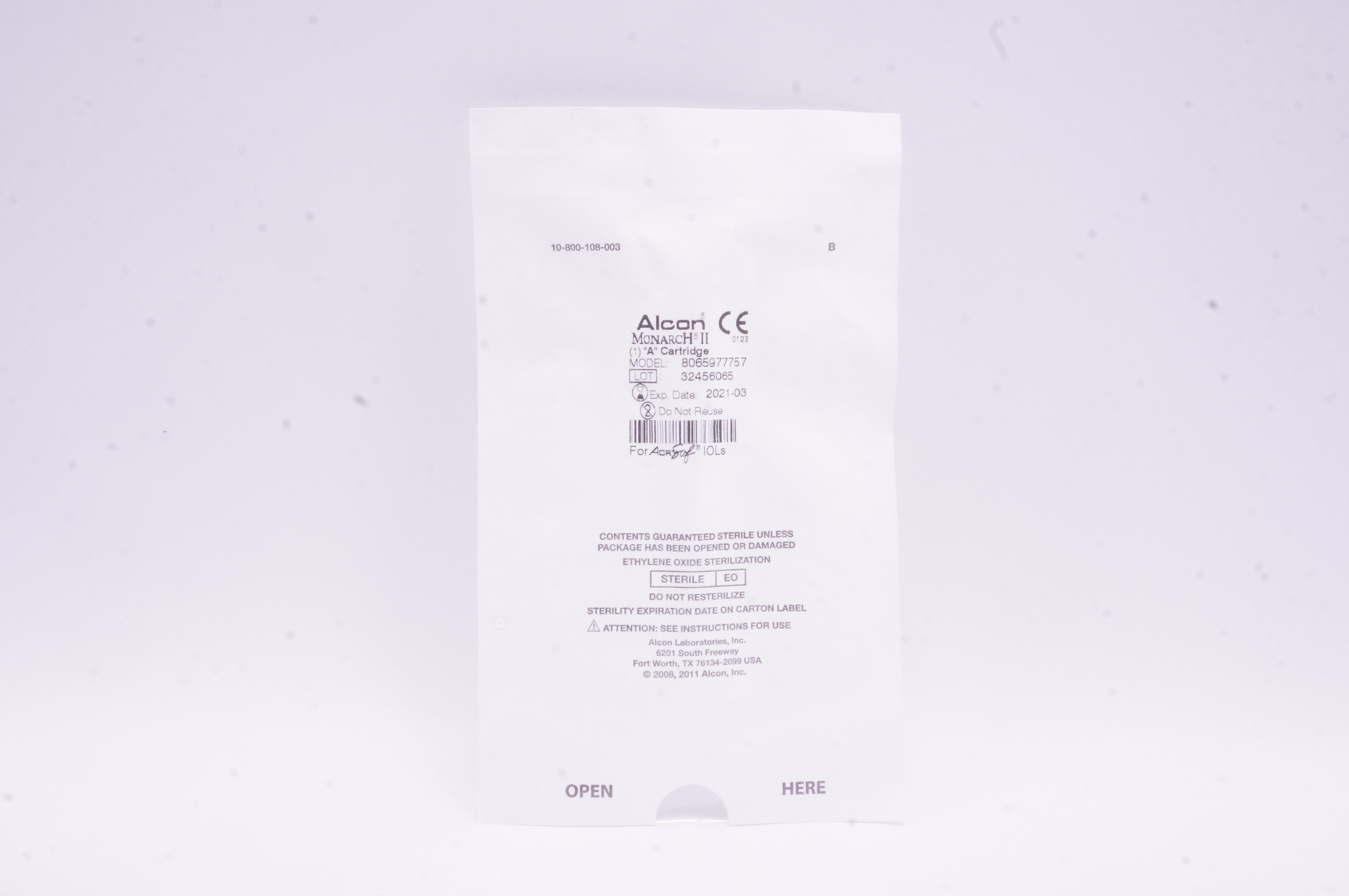 Alcon 8065977757 Monarch II "A" Cartridge (x)