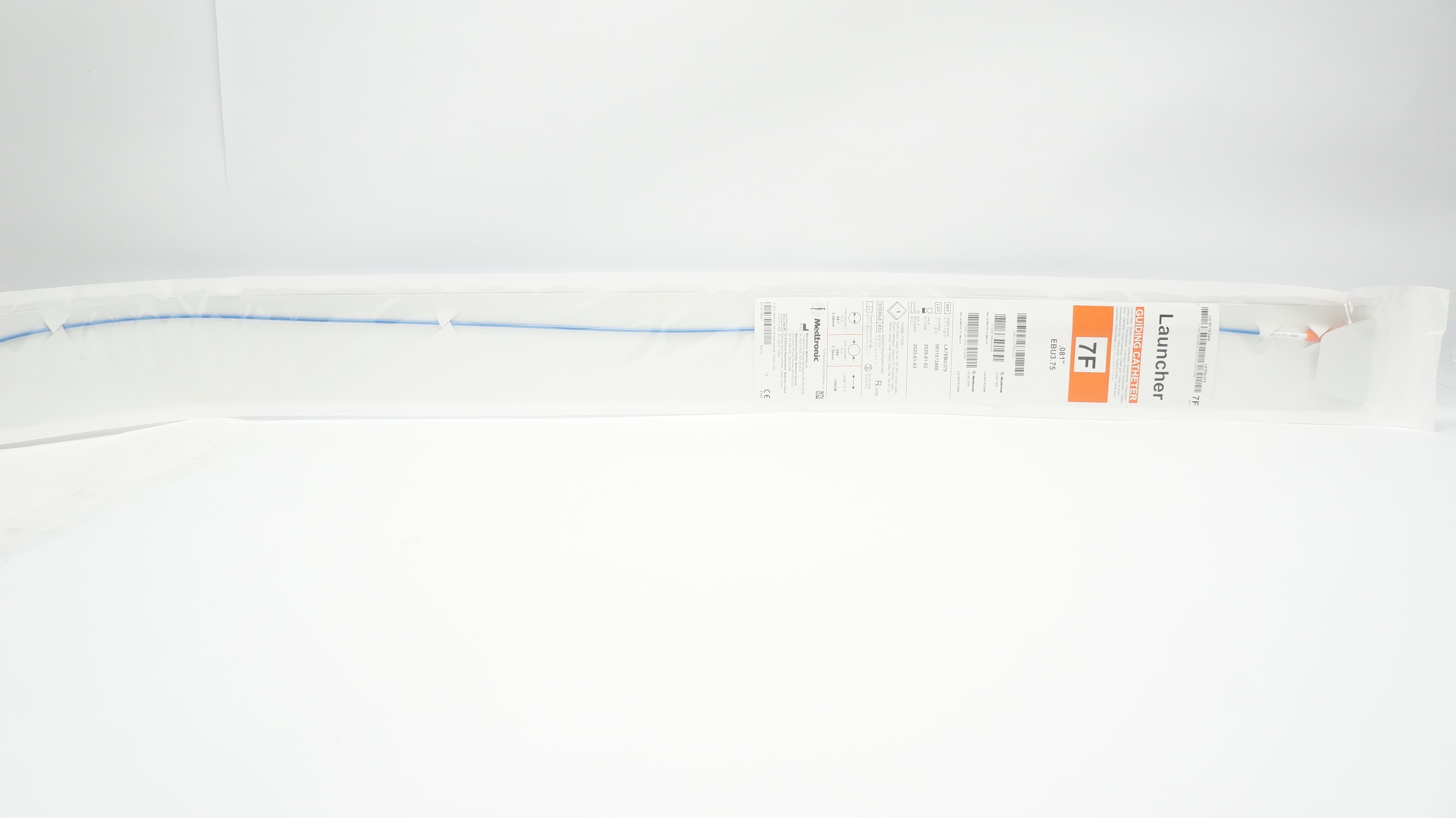 Medtronic LA7EBU375 Launcher Guiding Cath. 7F .081In EBU3/75 (x)