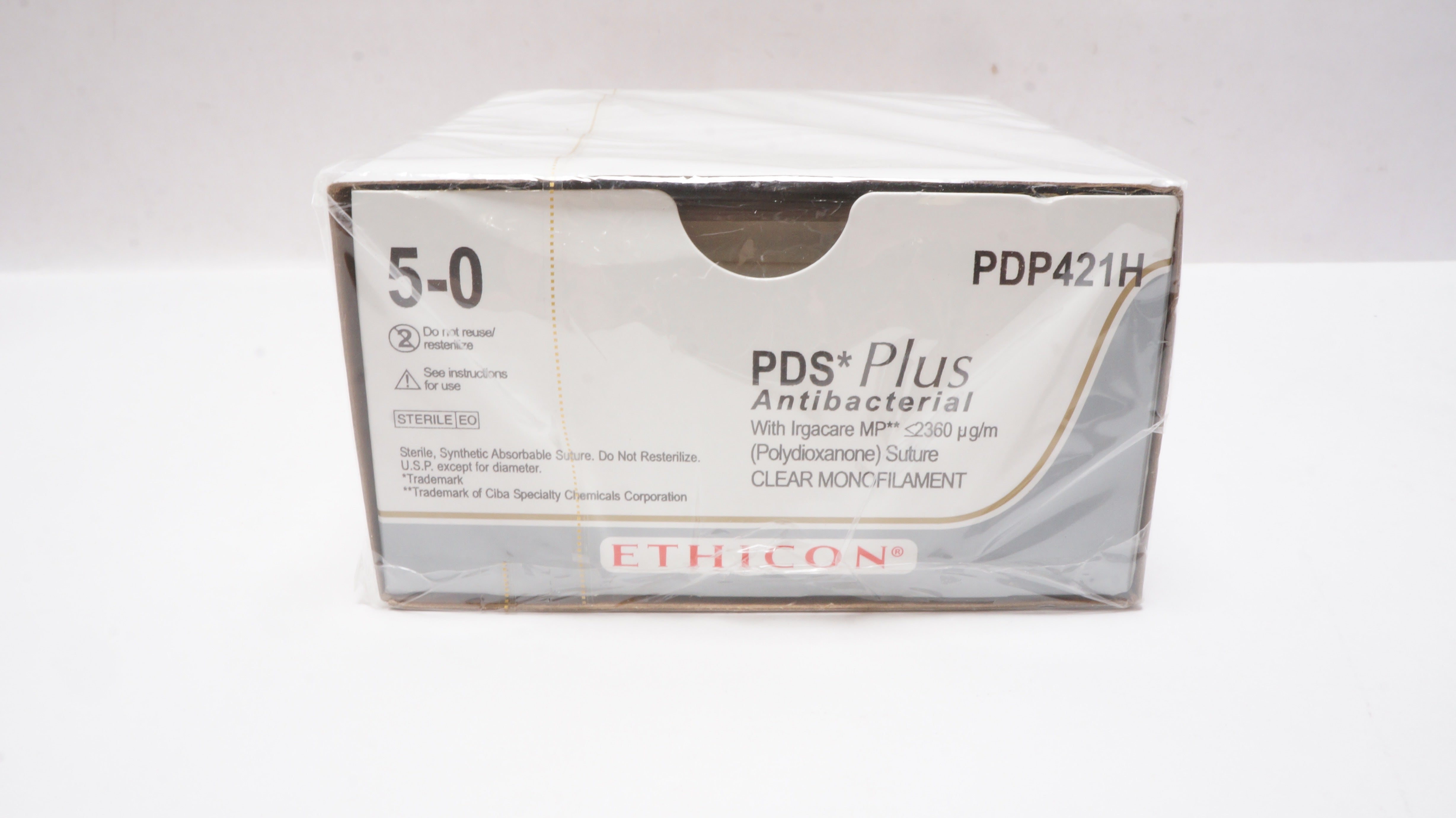 Ethicon PDP421H 5-0 PDS PLUS UNDYED 1X27inch FS-2 19mm 3/8c Ndle.- Box of 36