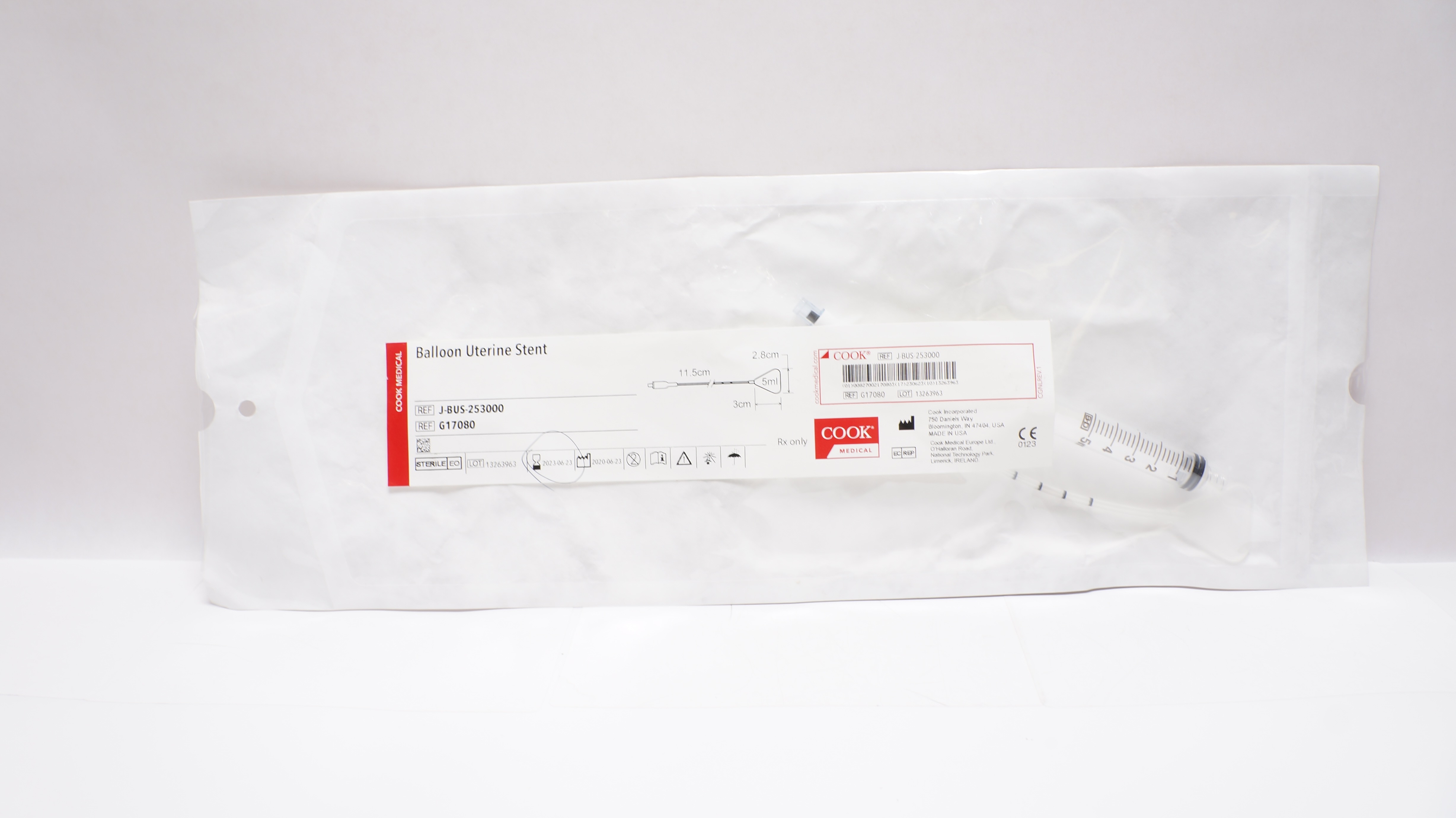 Cook Medical G17080 Balloon Uterine Stent (x)