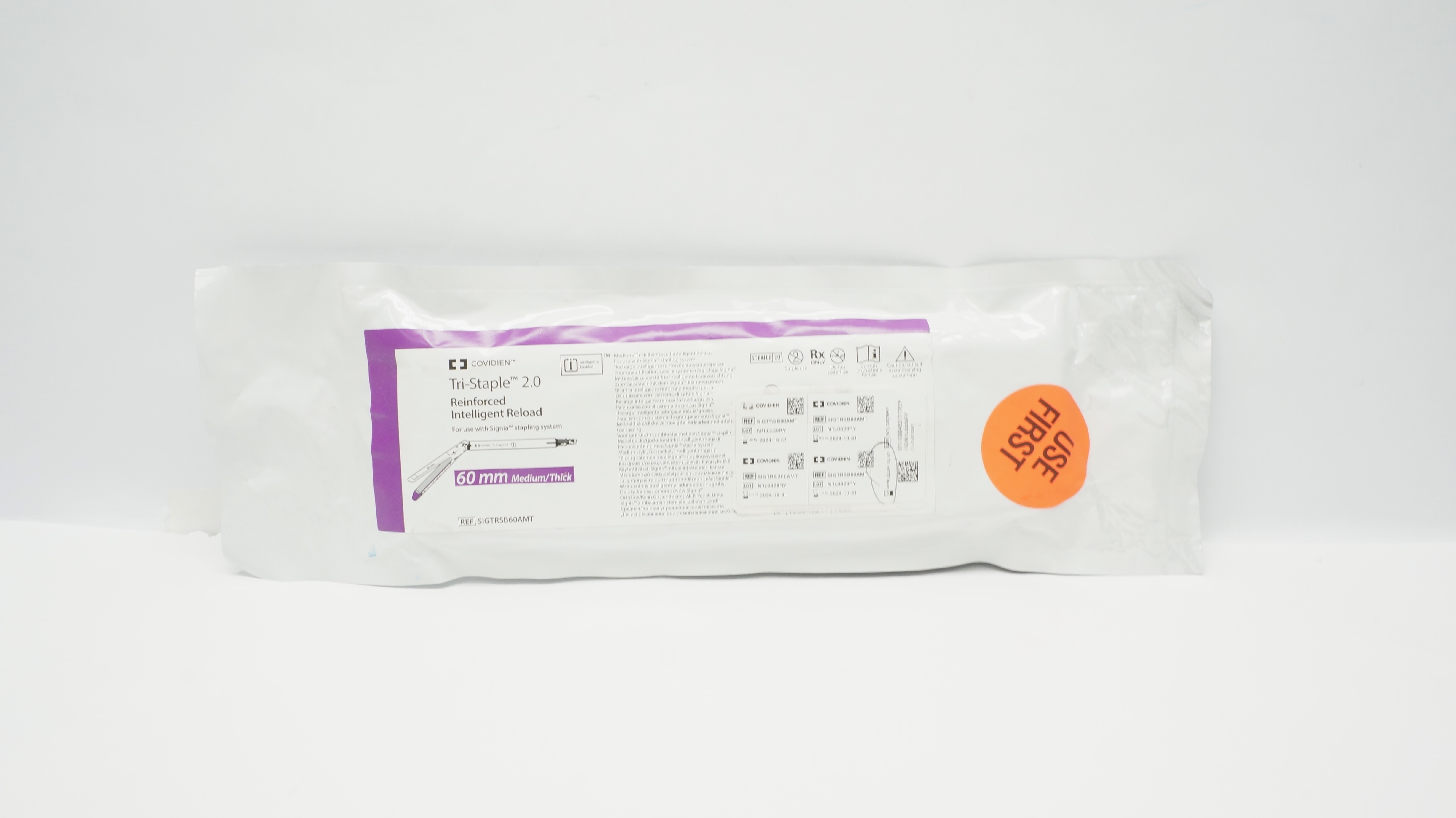Covidien SIGTRSB60AMT Tri-Staple 2.0 Reinforced Intelligent Reload 60mmx112mm(x)