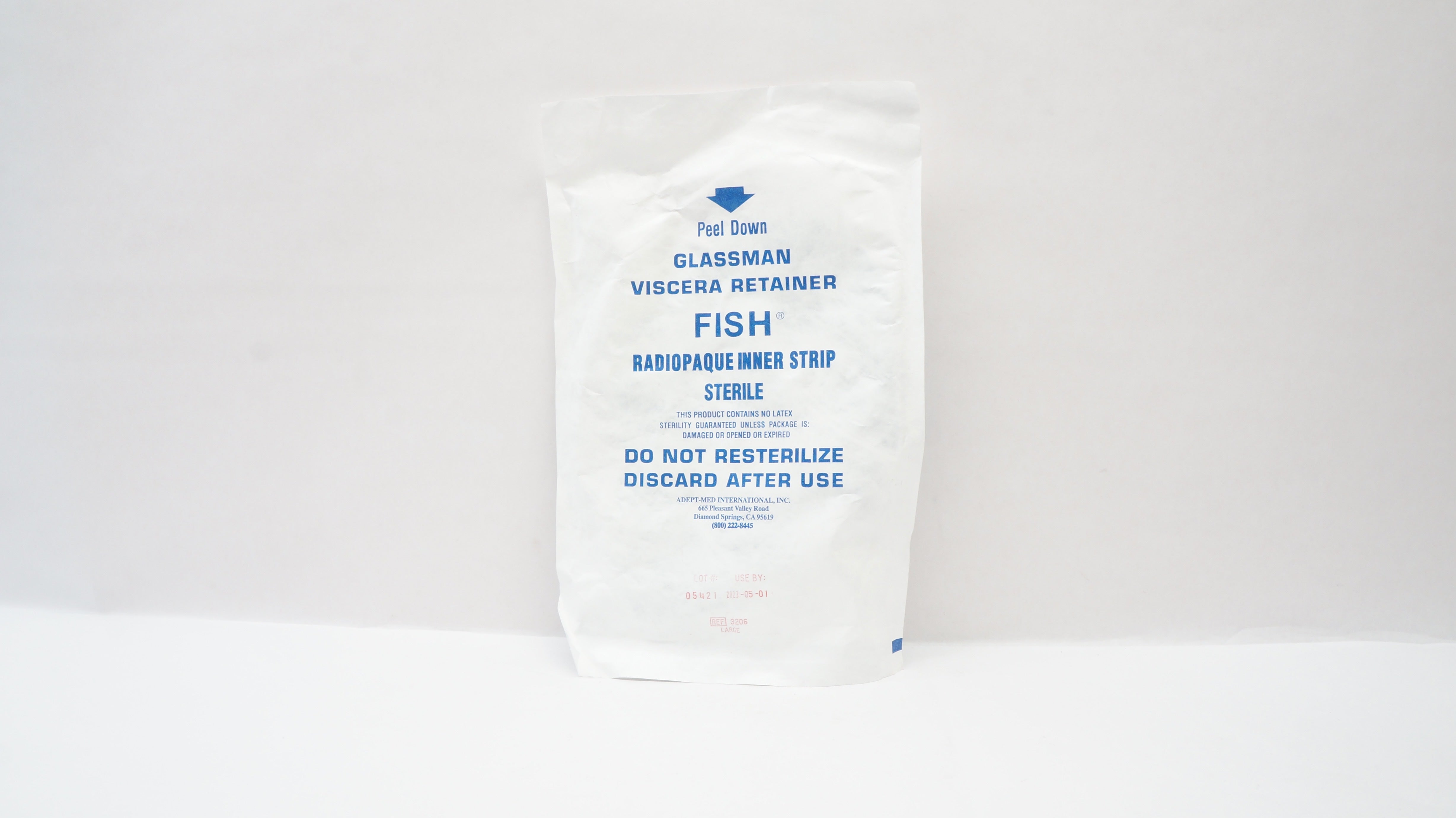 Adept-Med 3206  Fish Glassman Viscera Retainer Large