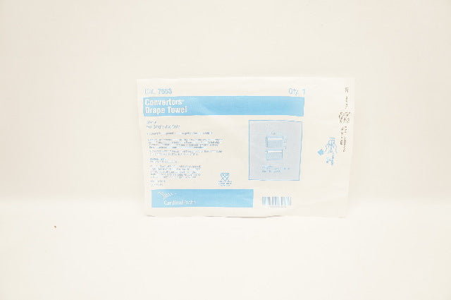 Cardinal Health 7553 Convertors Drape Towel 6.5inch x 4.25inch