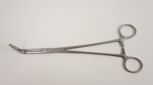 Miltex Bronchus Clamp Curved 9in