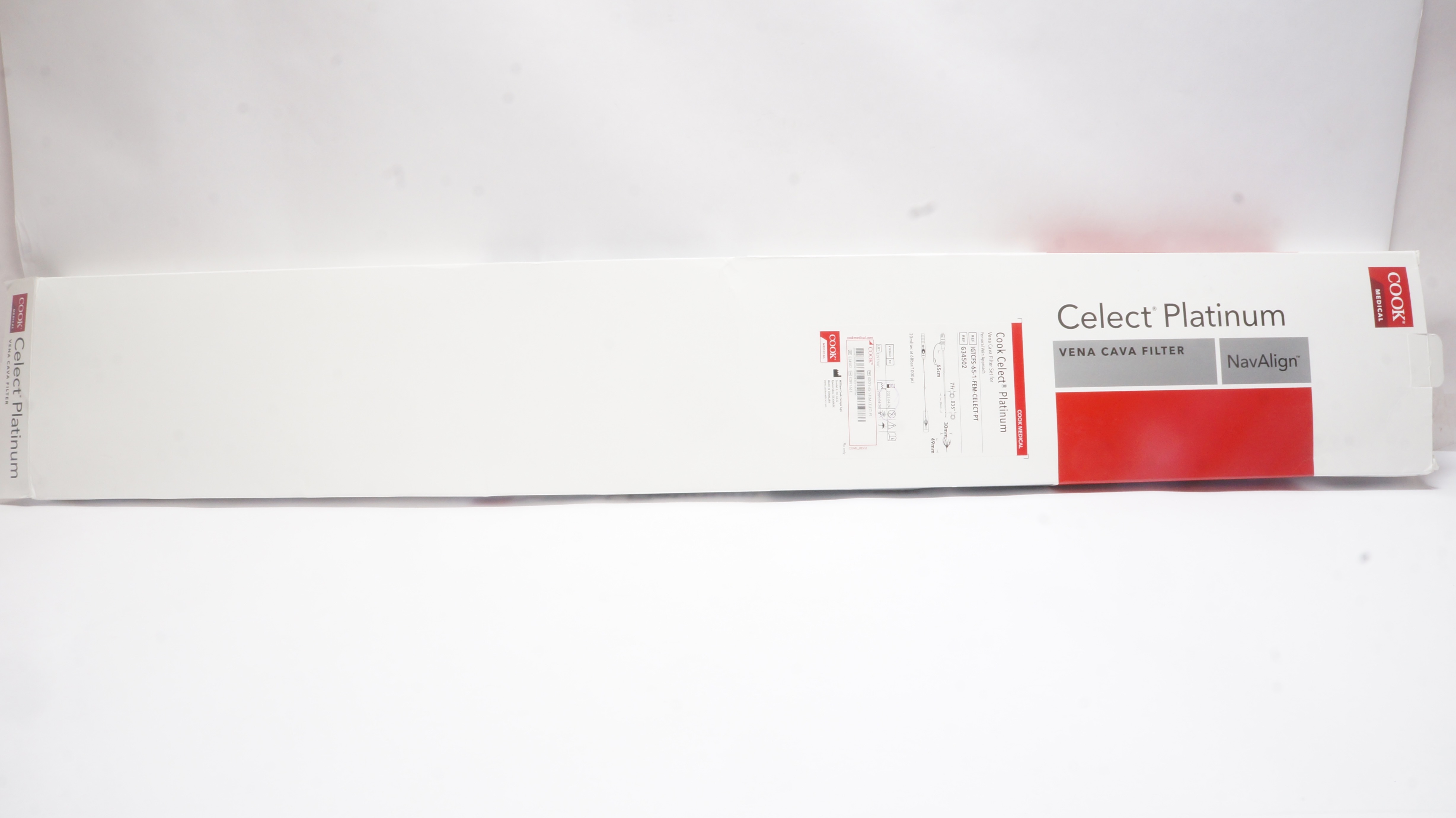 Cook Medical G34502 Cook Select Platinum Filter Set 7Fr x 035In x 65cm x 30mm(x)