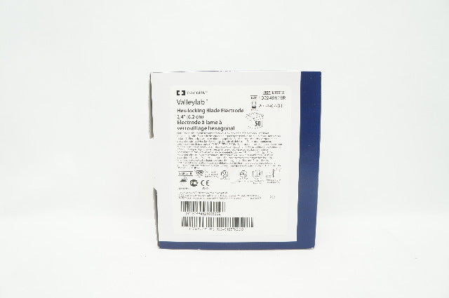 Covidien E1551X Valleylab Hex-Locking Blade Electrode 2.4inch - Box of 50
