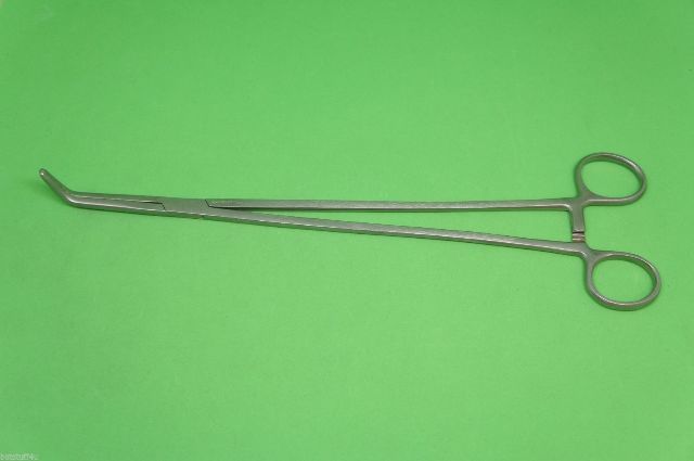Columbia Forceps Thoracic 11inch Lg Angular Soft Jaw Design Crs