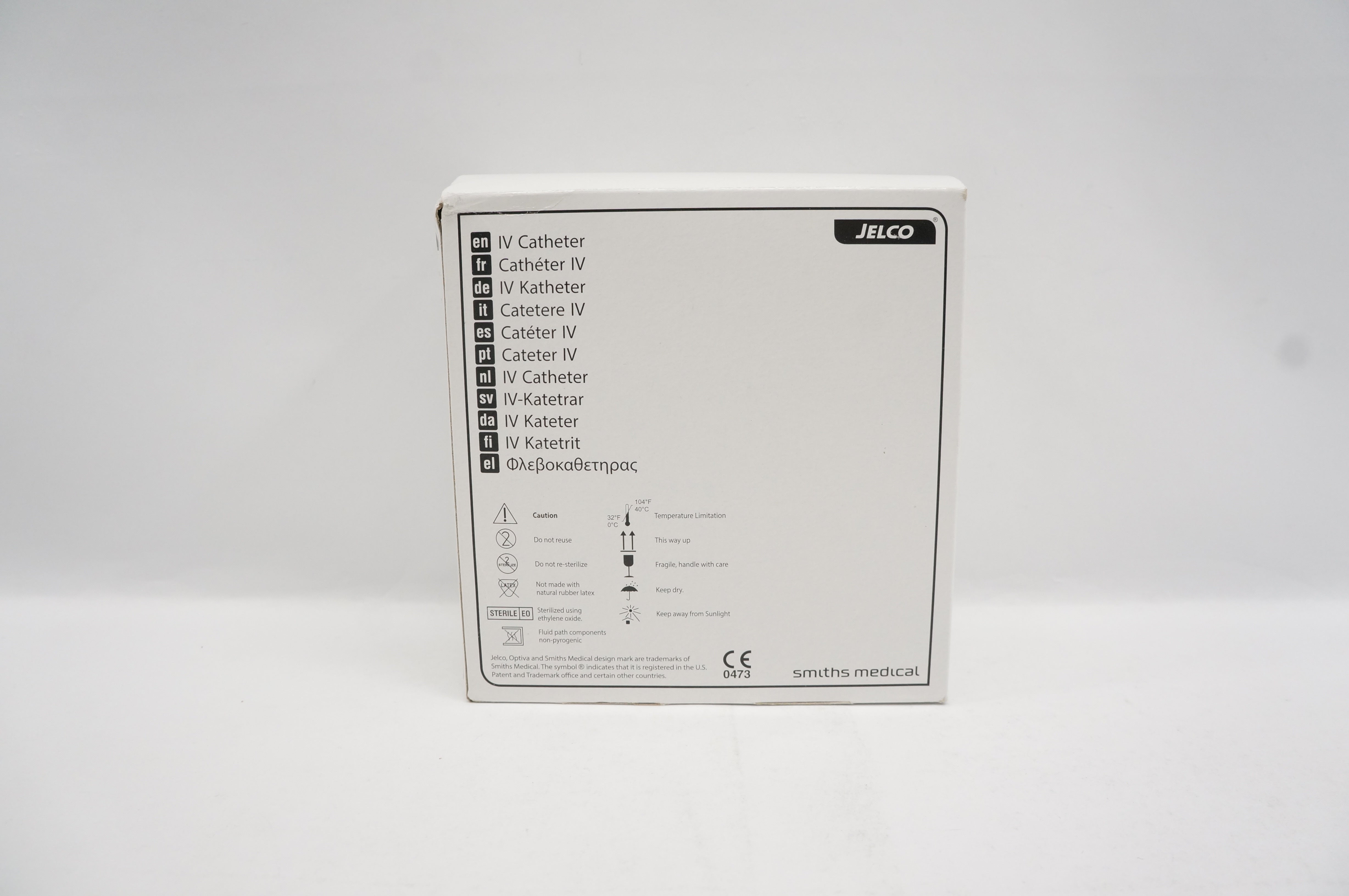 Smiths Medical 4088 Jelco I.V. Cath. Radiopaque 14G x 2inch (x) - Box of 50