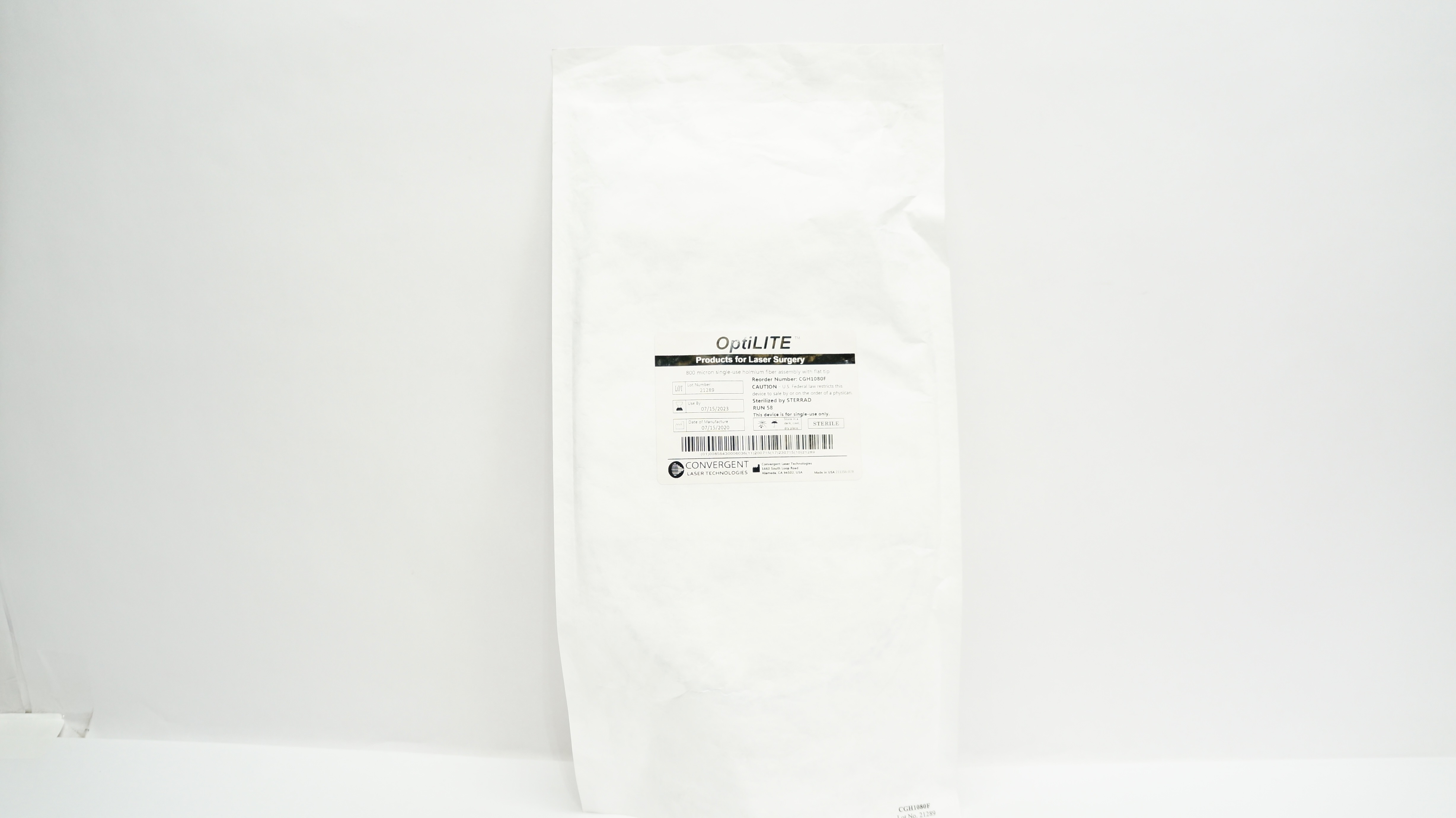 CONVERGENT CGH1080F OptiLITE Products for Laser Surgery 800micron (x)
