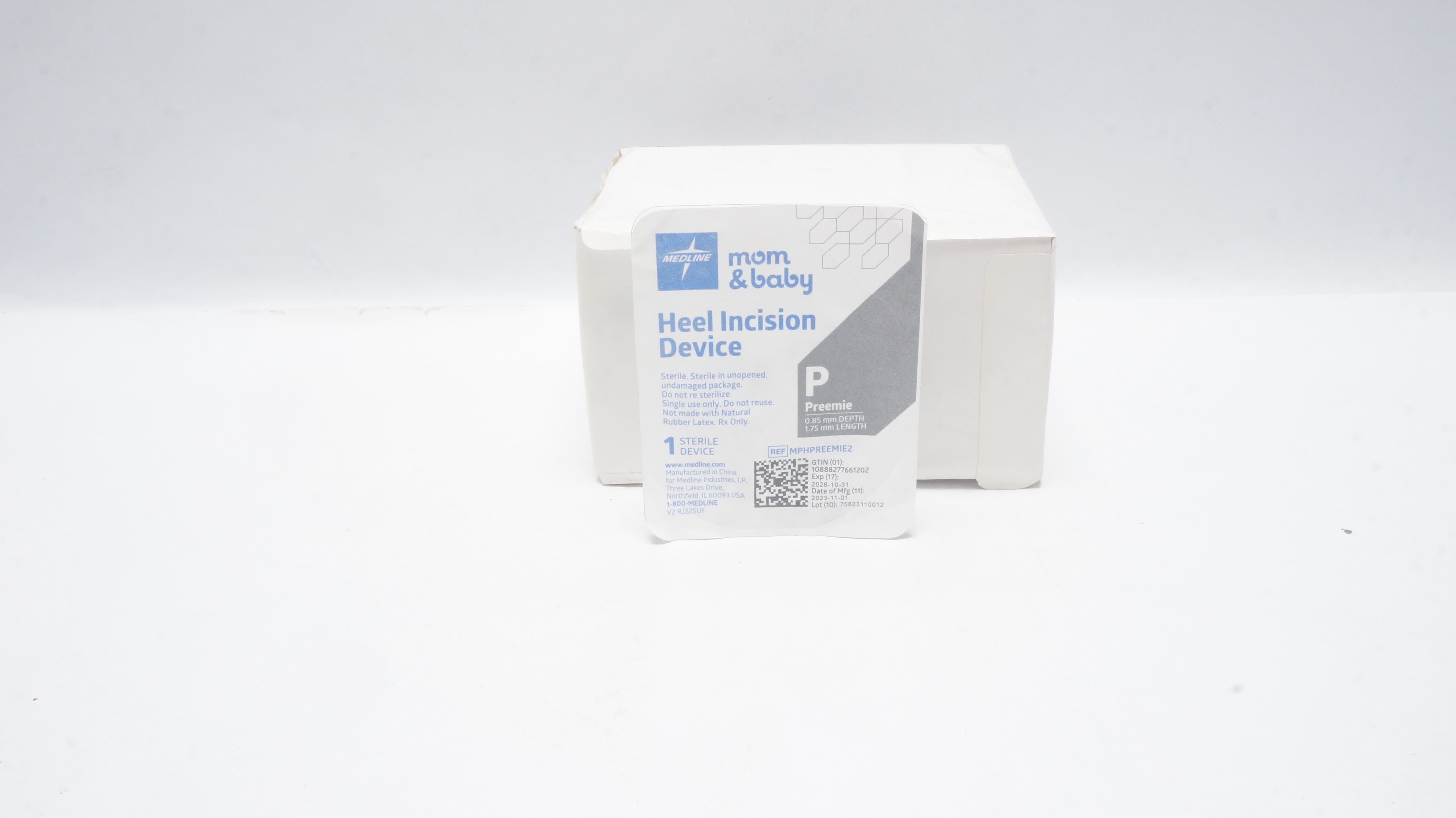 Medline MPHPREEMIE2 Preemie Heel Incision Device 0.85mm x 1.75mm