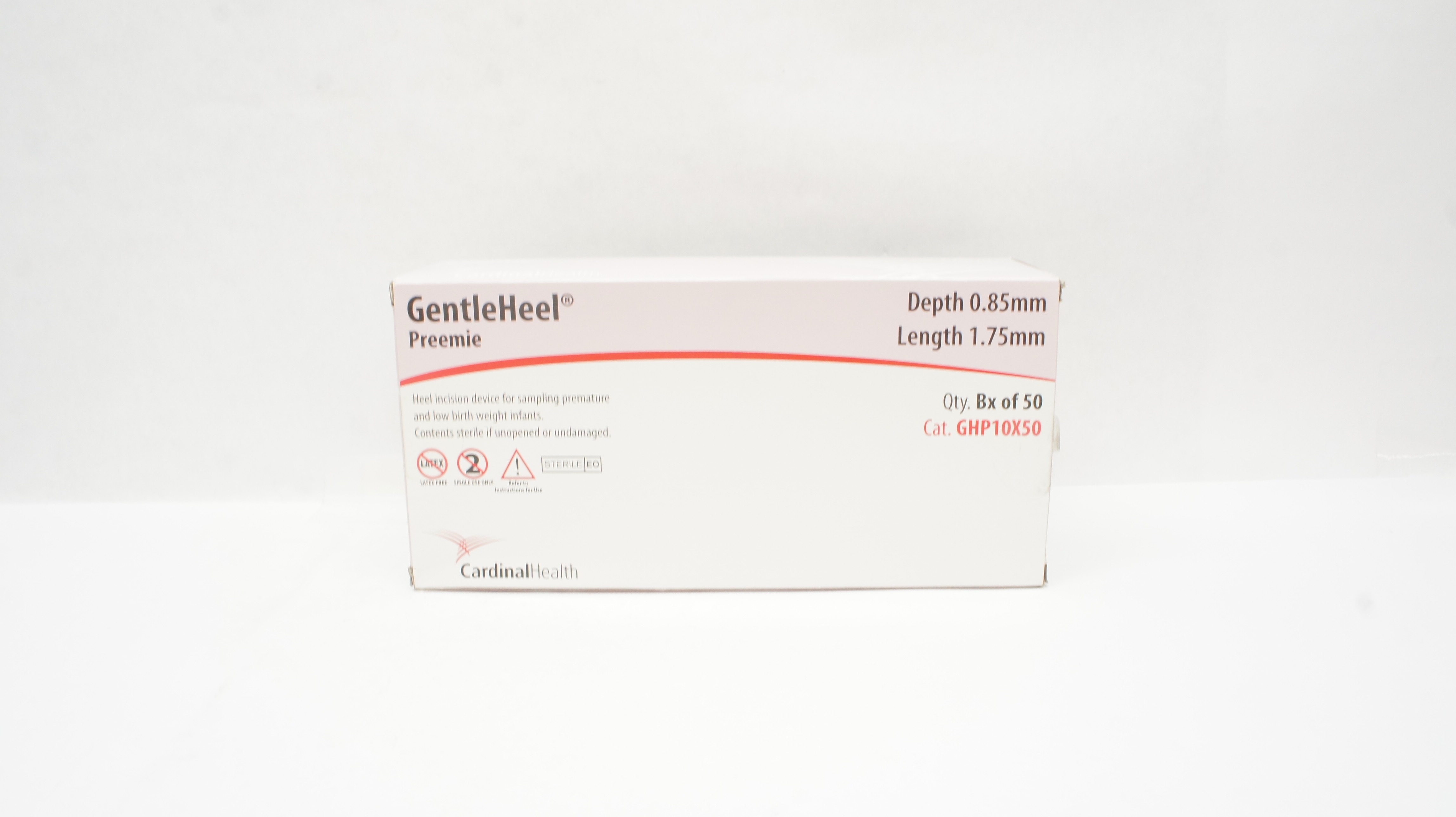 Cardinal Health GHP10X50 GentleHeel Heel Incision Device 0.85 x 1.75mm-Box of 50