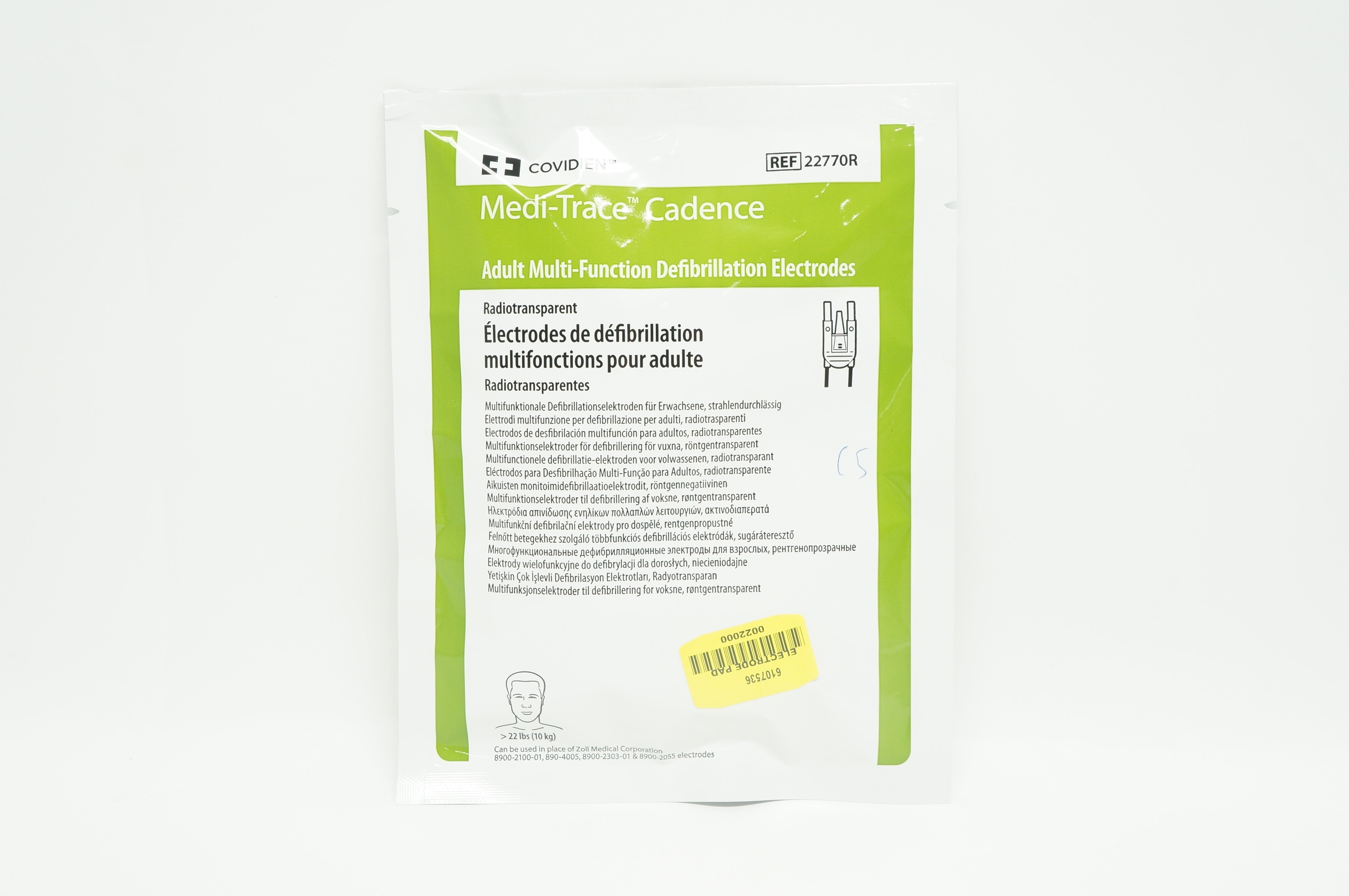 Covidien 2277OR Medi-Trace Adult Multi-Function Defibrillation Electrodes (x)